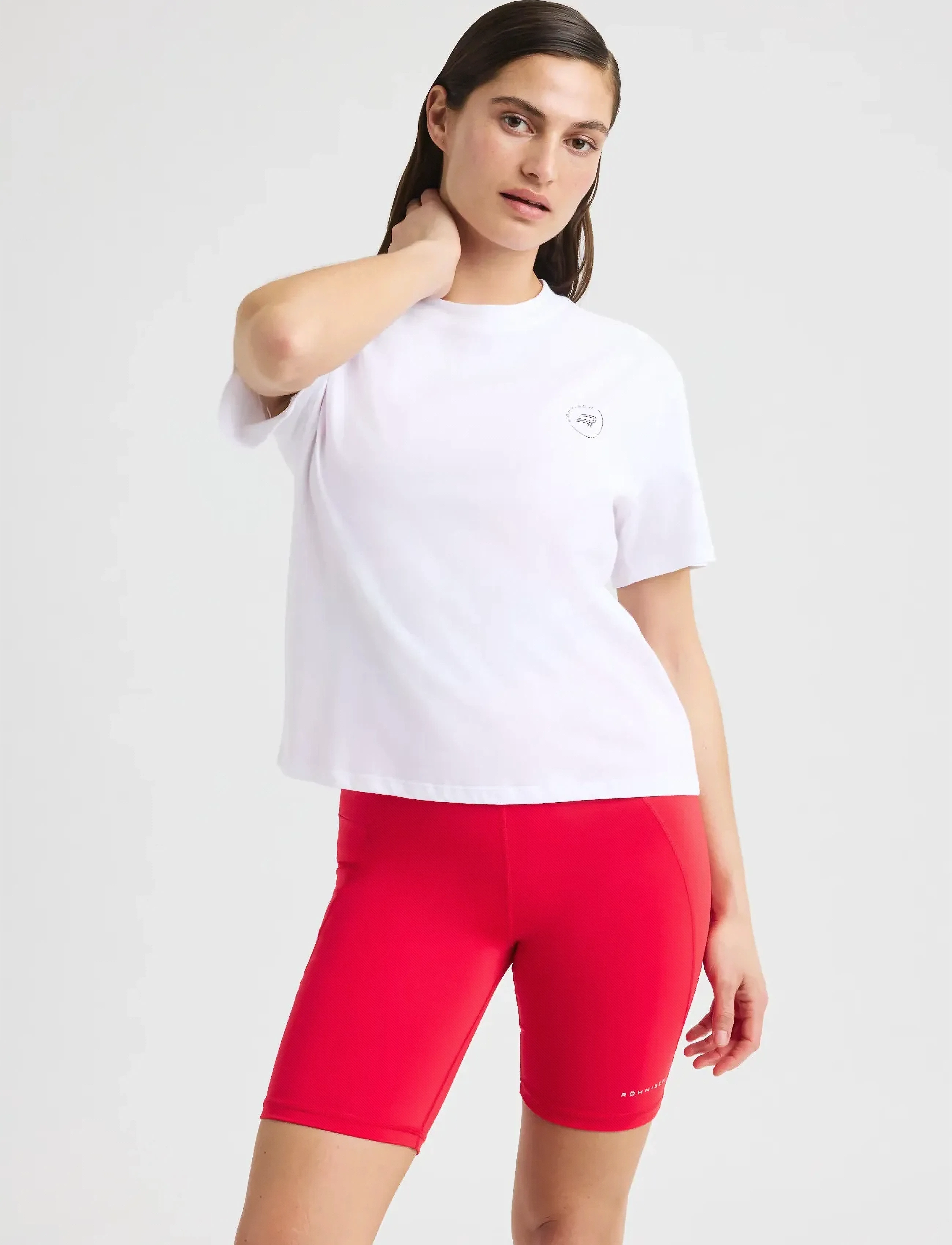 Röhnisch Rohnisch Cotton Tee, Kvinder, Kortærmet Bomulds T-shirt, Hvid, Str: S