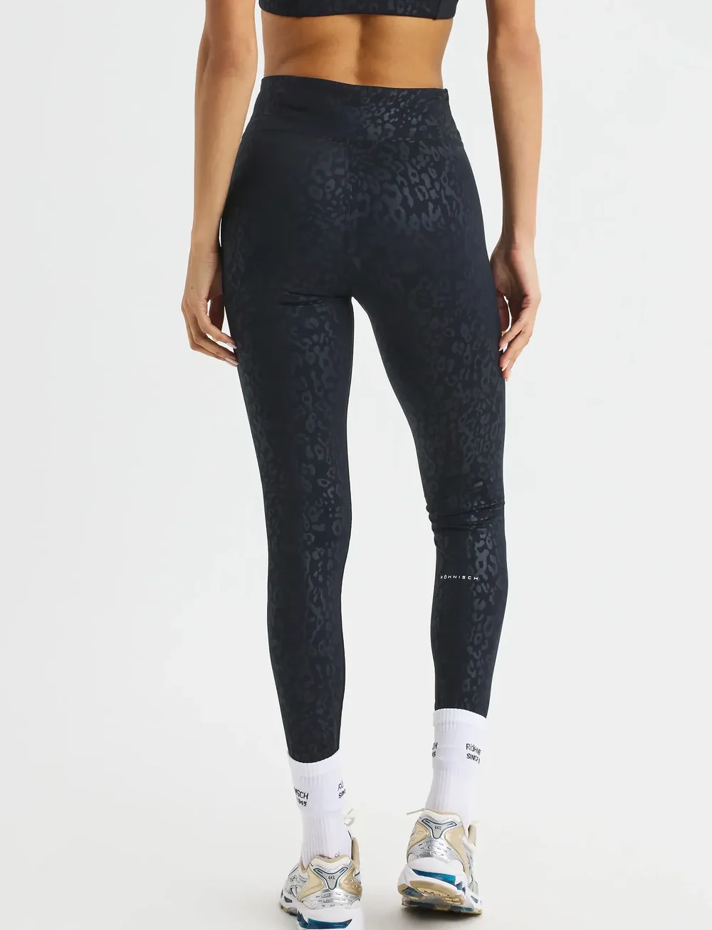 Röhnisch - Leo Emboss HW Tights - tights - leo emboss black - 2