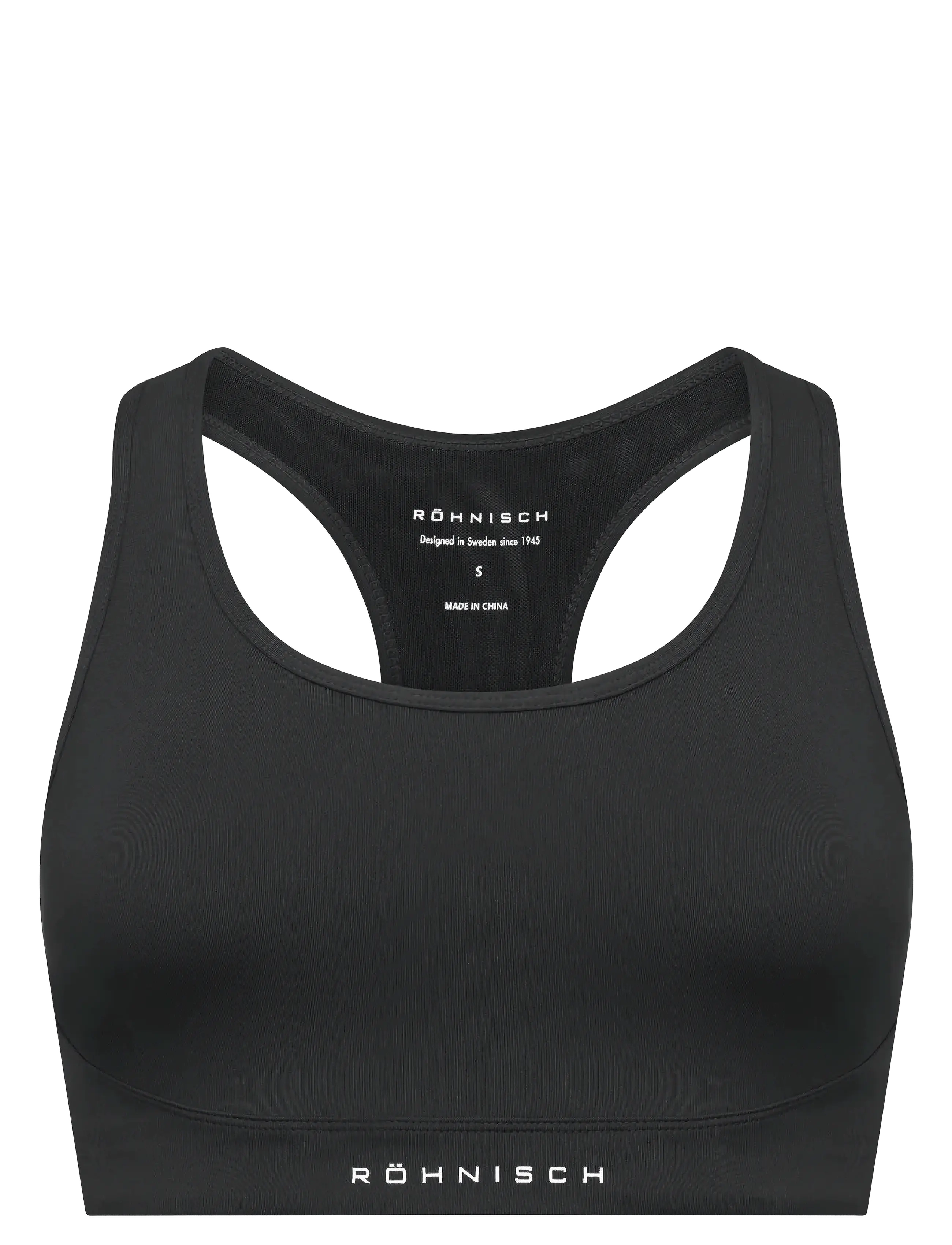 RÖHNISCH Flattering Mesh Sportsbra Schwarz - XXL - Damen