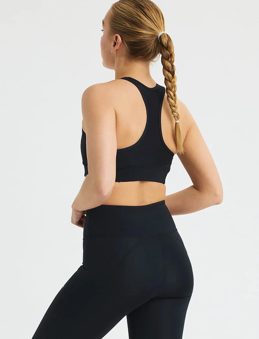 Röhnisch - Flattering Mesh Sportsbra - sport brjóstahaldarar: mikill stuðningur - black - 3