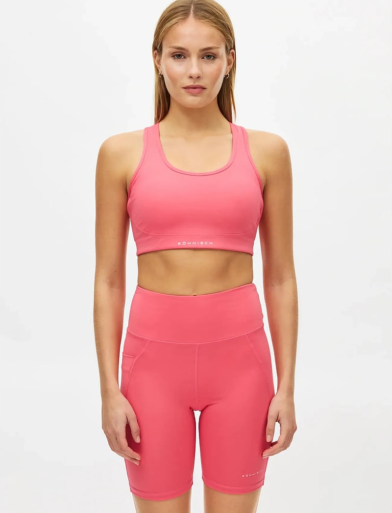 Röhnisch - Flattering Mesh Sportsbra - starker halt - fruit dove - 0