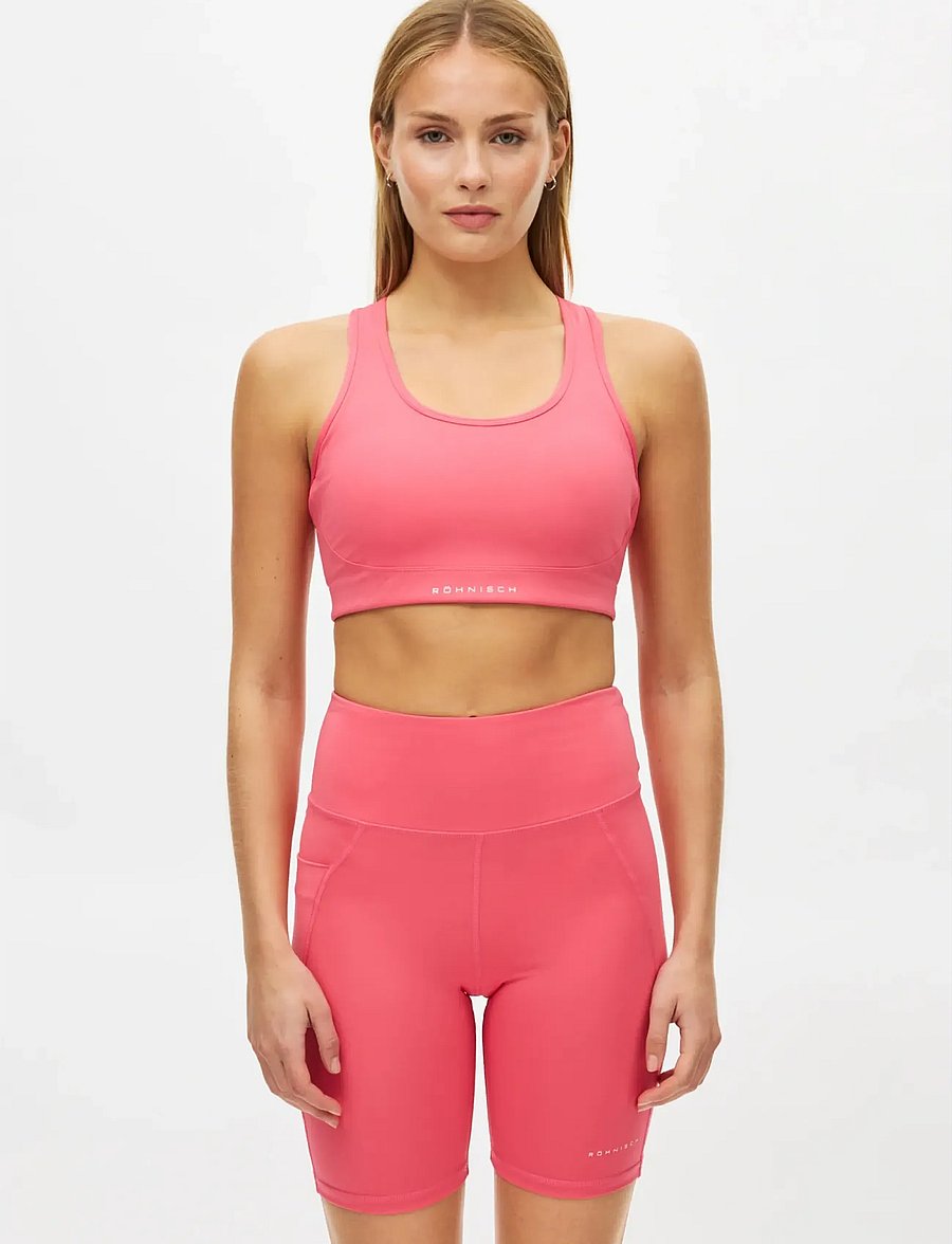 Röhnisch - Flattering Mesh Sportsbra - wysokie - fruit dove - 0