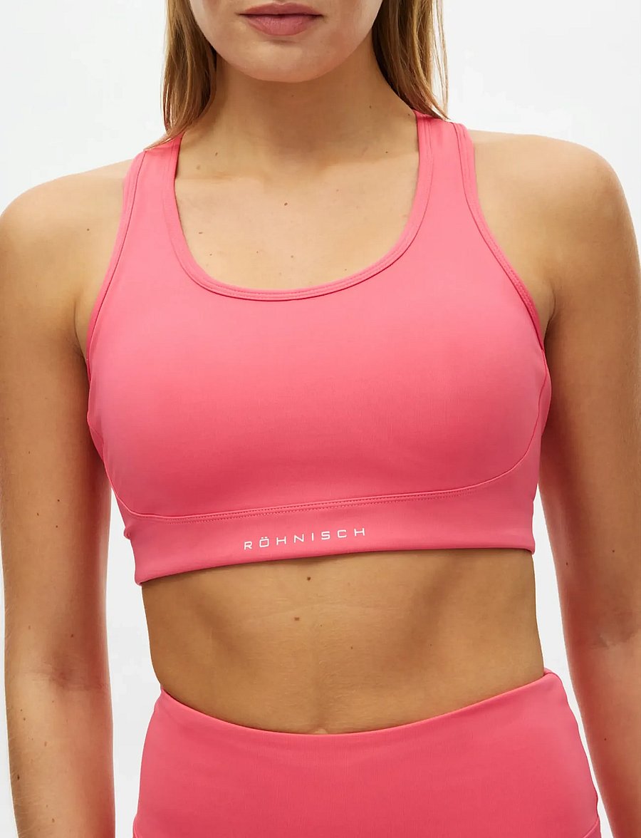 Röhnisch - Flattering Mesh Sportsbra - wysokie - fruit dove - 3