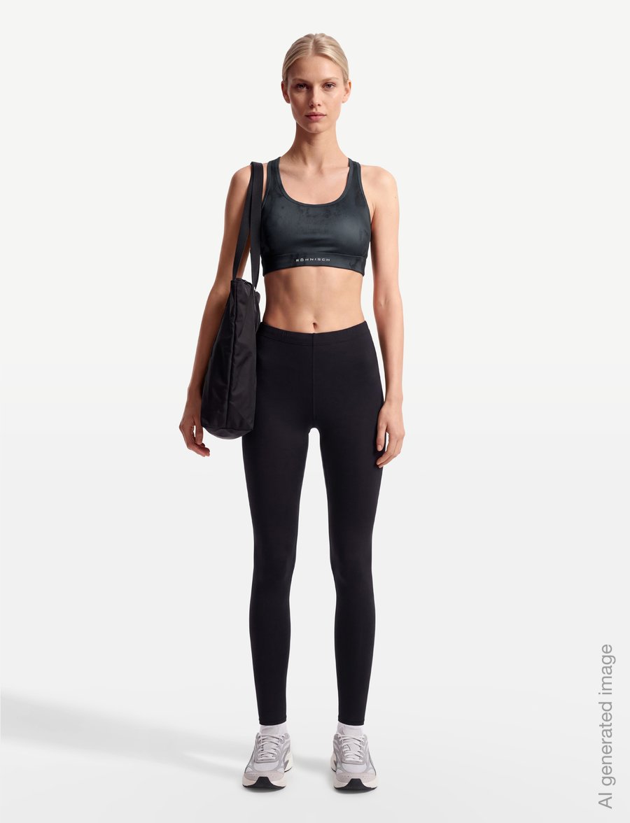 Röhnisch - Flattering Mesh Sportsbra - high support - grey snake - 0