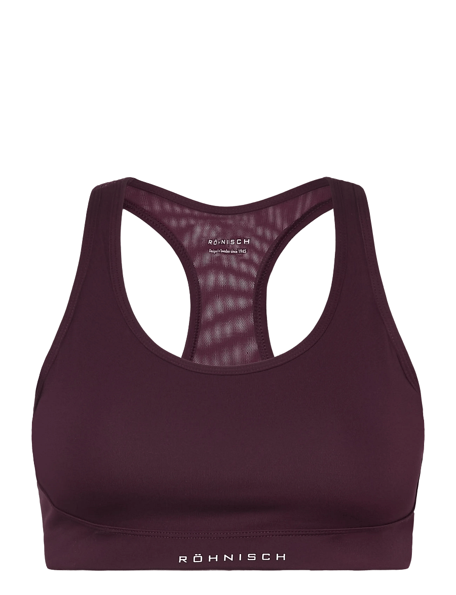 Röhnisch - Flattering Mesh Sportsbra - høj støtte - winetasting - 0