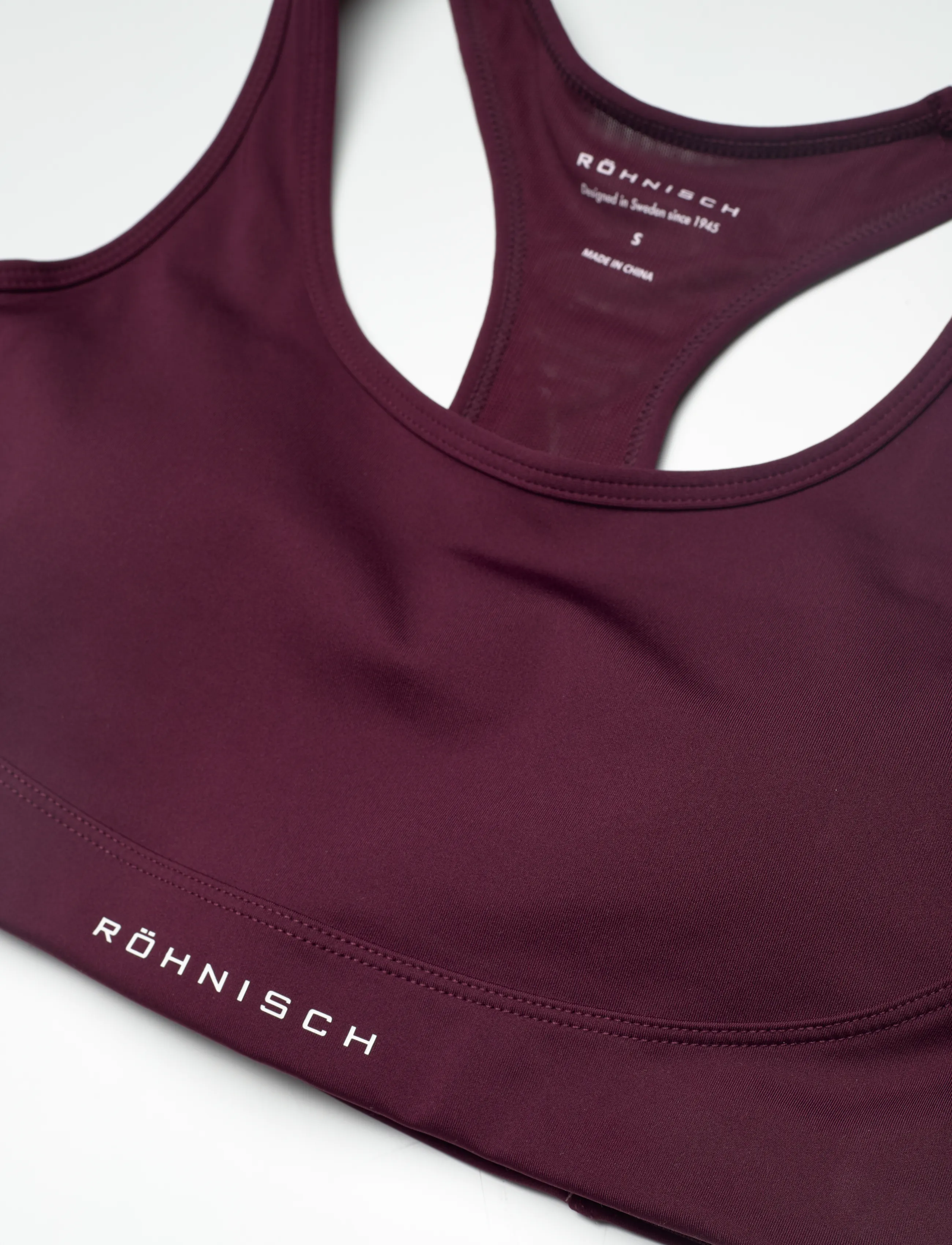 Röhnisch - Flattering Mesh Sportsbra - høj støtte - winetasting - 2