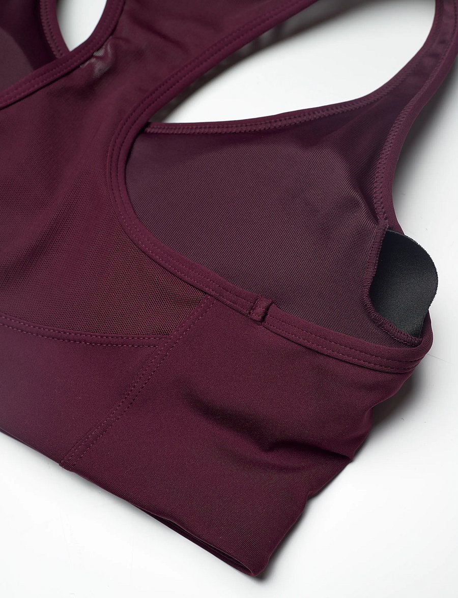 Röhnisch - Flattering Mesh Sportsbra - høj støtte - winetasting - 3