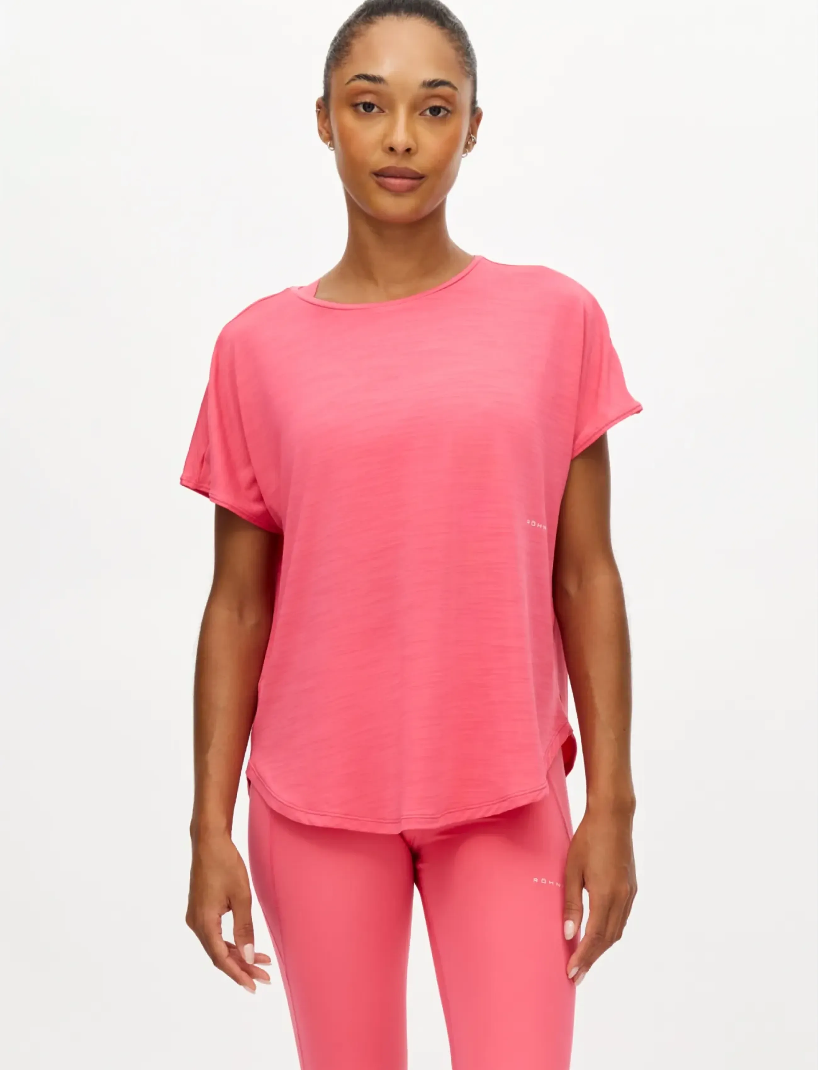 Röhnisch Motion Tee, XS, Pink, Sports Overdele & T-shirts > Sport T-shirts, Dame