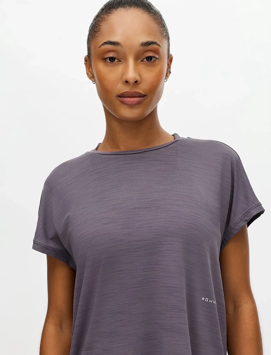 Röhnisch - Motion Tee - stuttermarbolir - smoky lavendel - 2