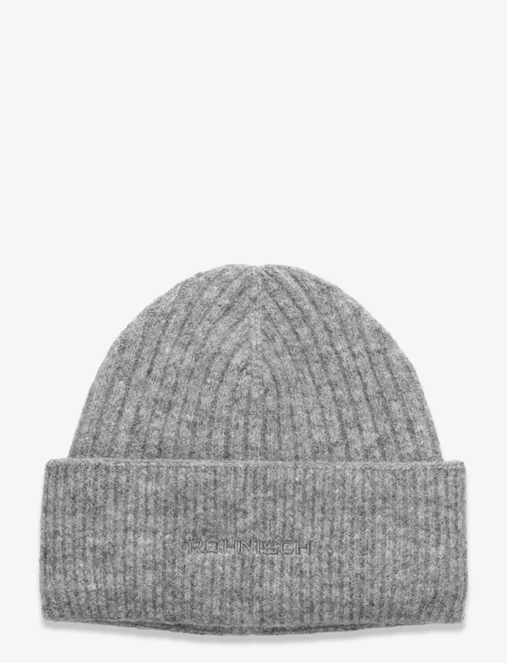 Röhnisch - Rib Beanie - mössor - grey melange - 1