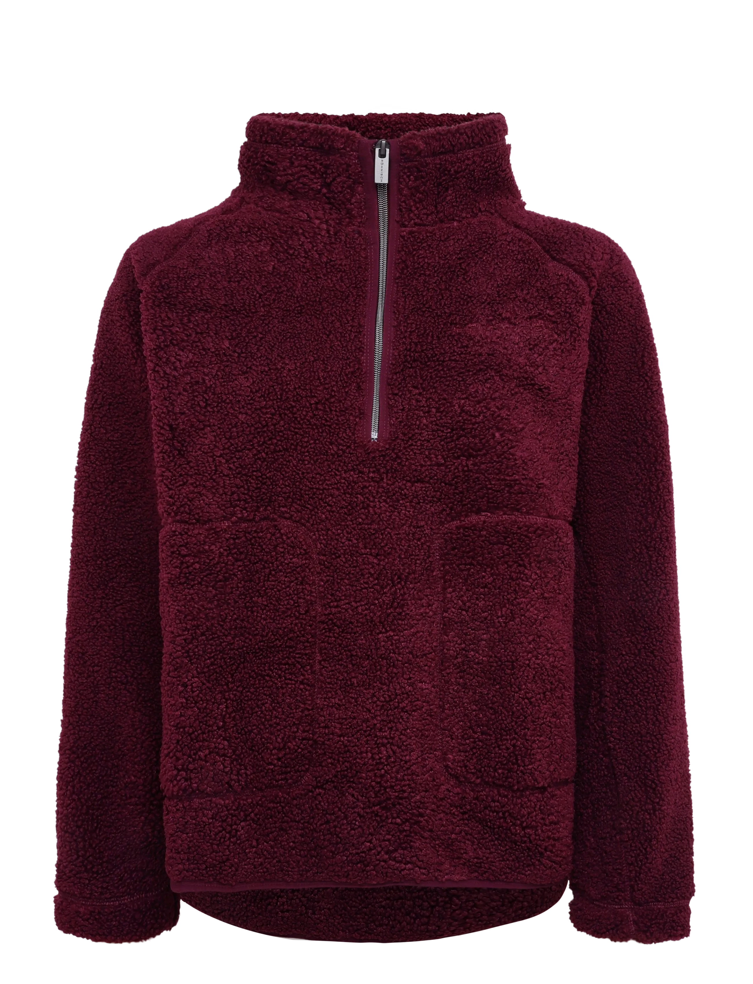 Röhnisch Cloud Pile Anorak - Tøj - WINETASTING / burgundy