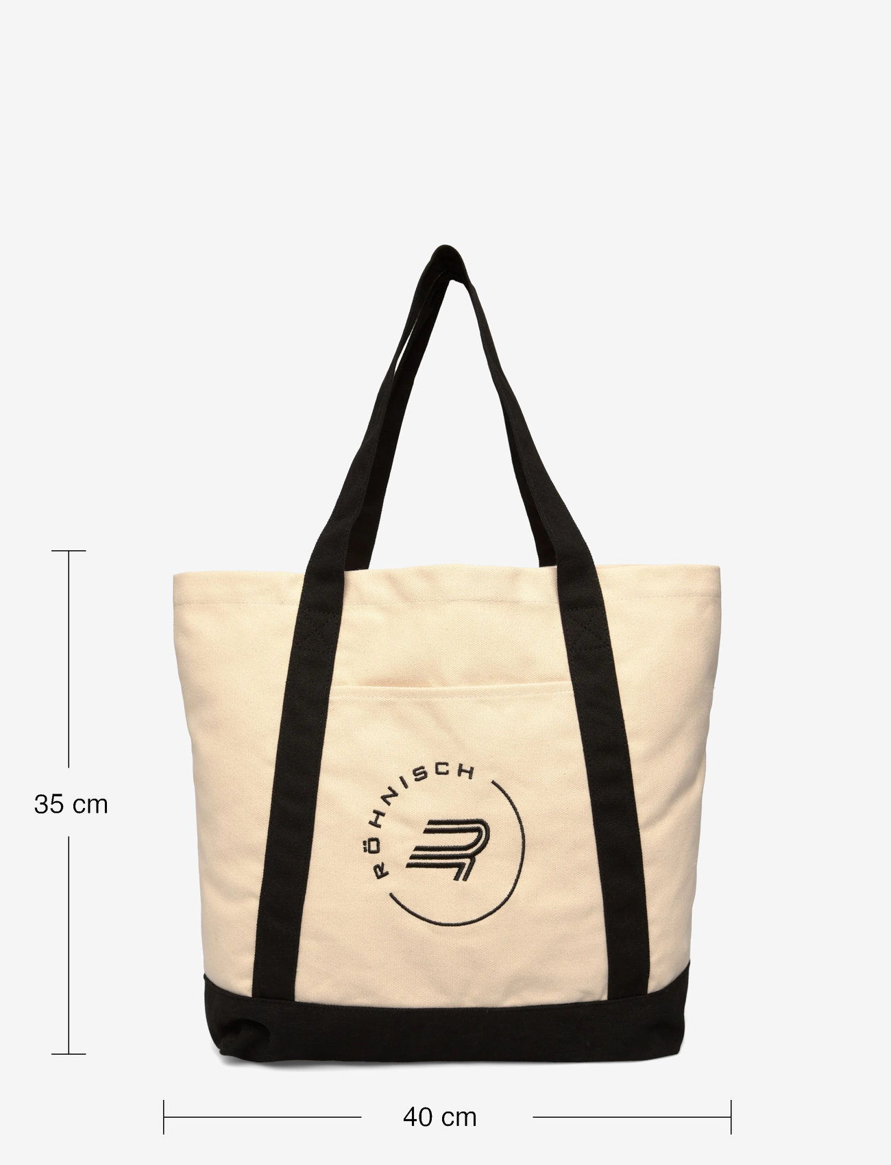 Röhnisch - Canvas shopper - gym bags - tofu - 3