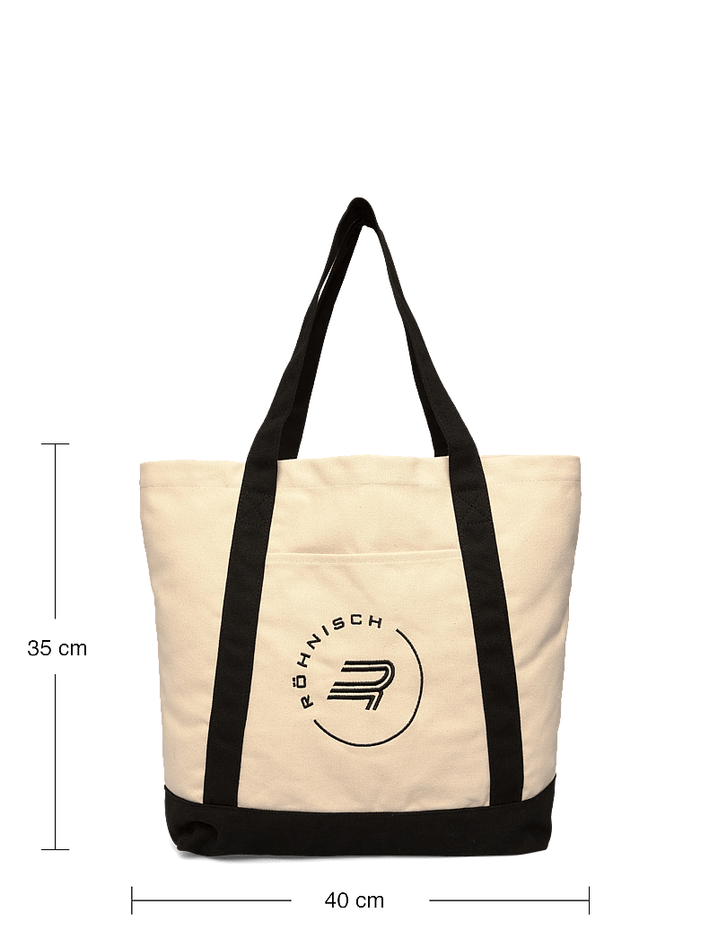 Röhnisch - Canvas shopper - gymväskor - tofu - 3