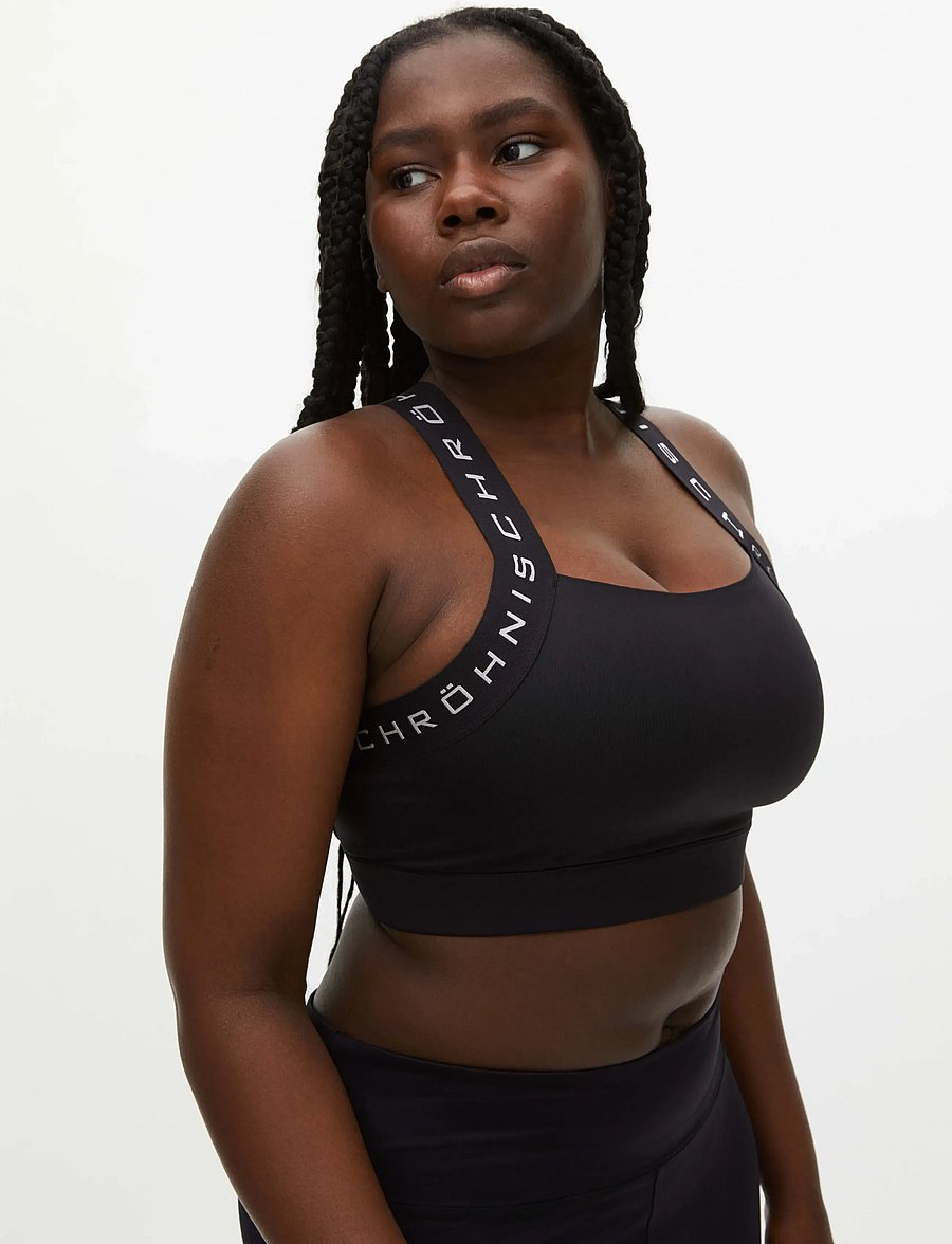 Röhnisch - Kay Sports Bra - starker halt - black - 0