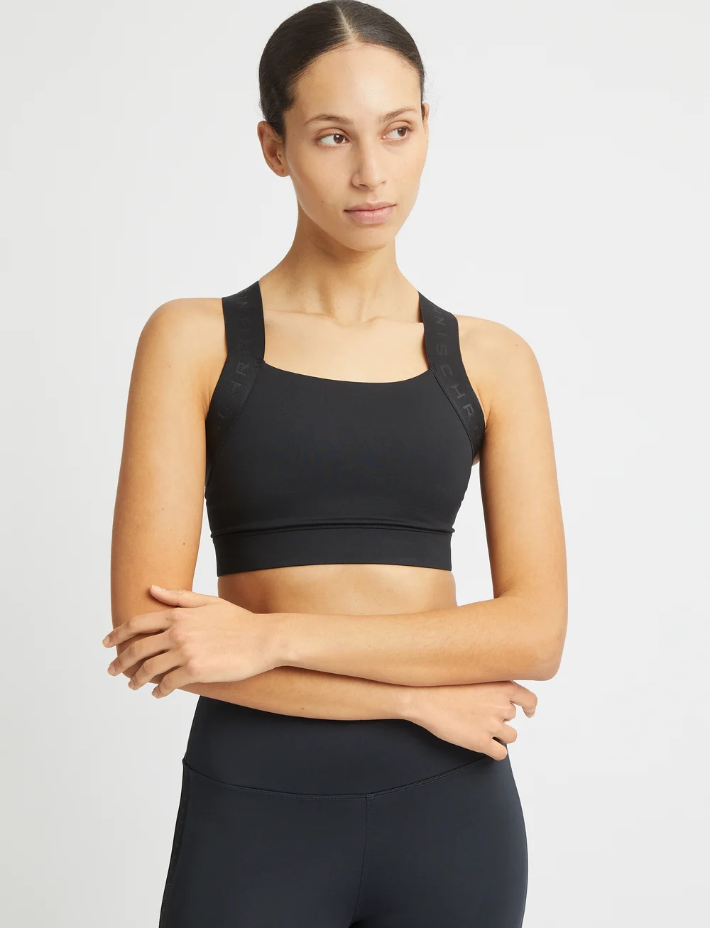 Röhnisch - Kay Sports Bra - korkea tuki - black/black - 0