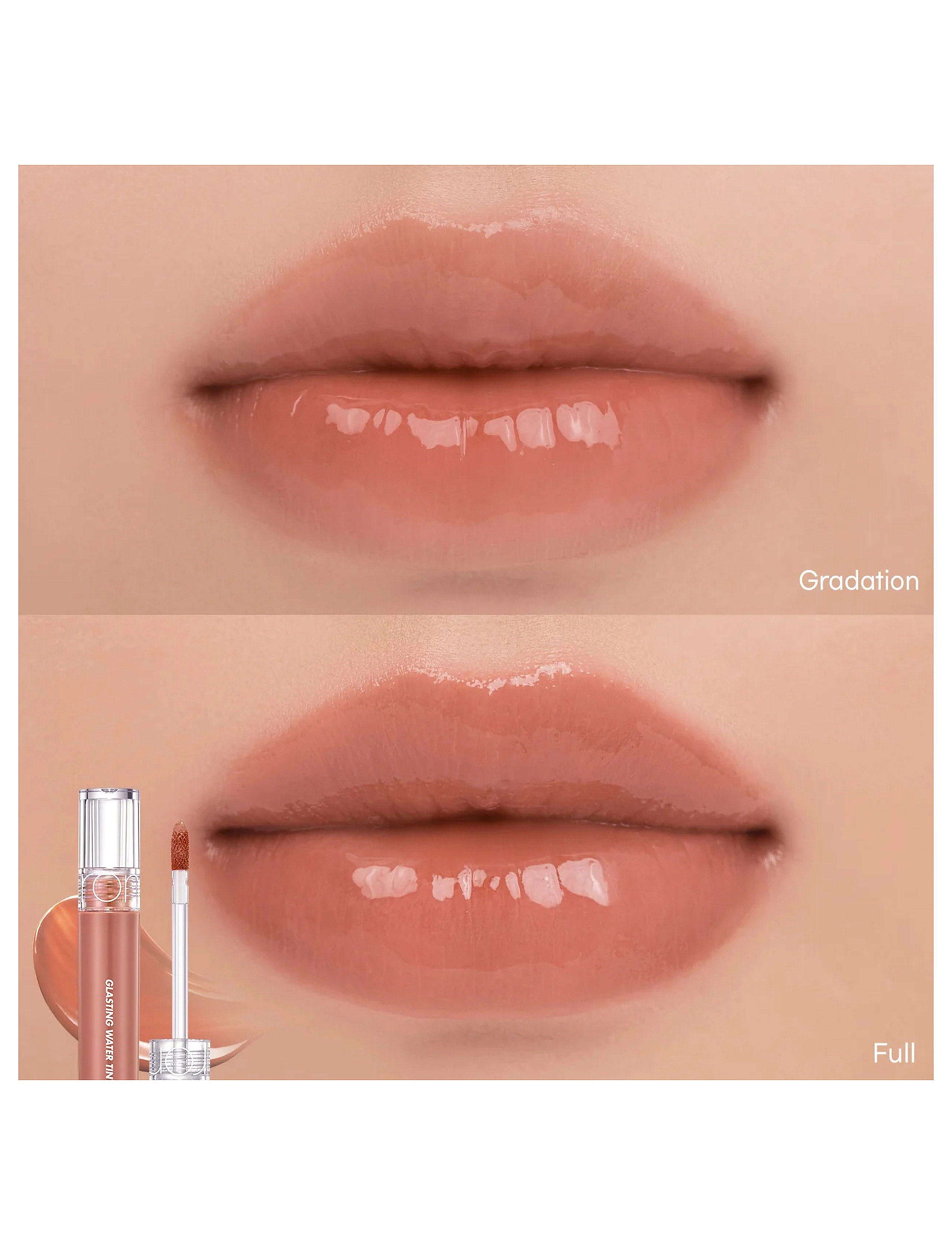 rom&nd Rom&Nd Glasting Water Tint 15 Nudy Sundown, 4 G, Pink, Læber > Læbefarve, Dame