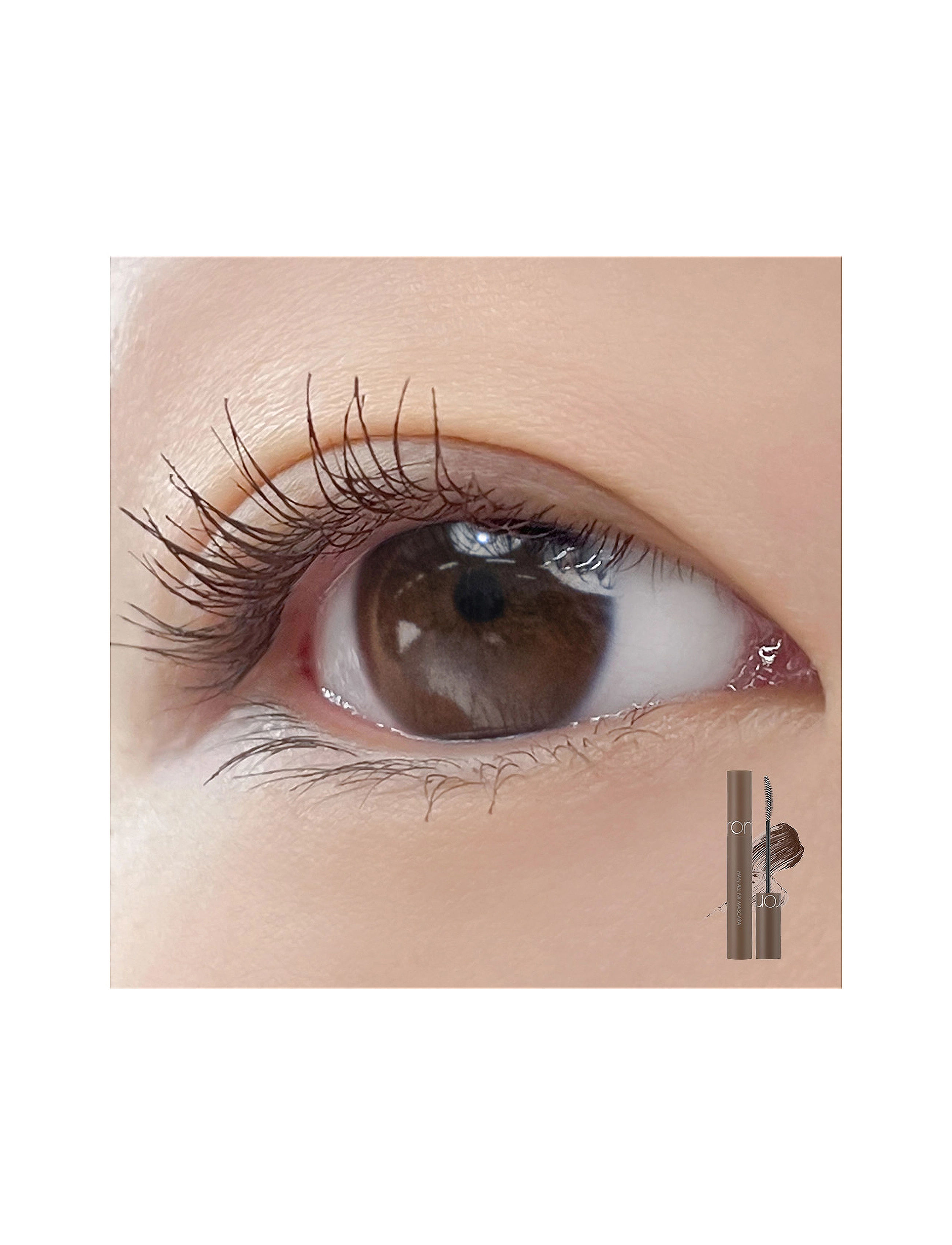 rom&nd Rom&Nd Han All Fix Mascara L03 Long Hazel, 7 G, Brown, Øjne > Mascara, Dame