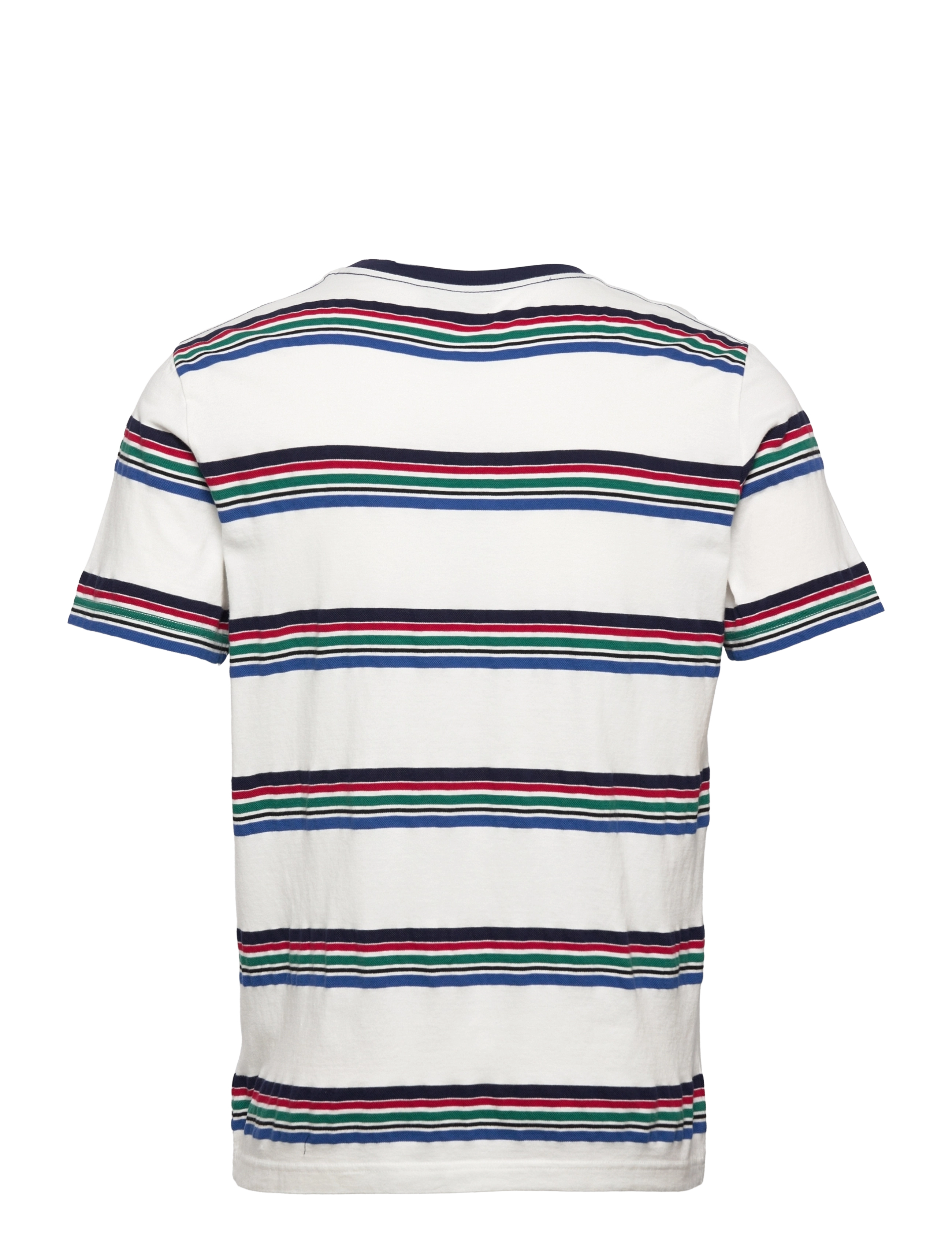 Ron Dorff - PIQUE STRIPED T-SHIRT RD - off white - 1