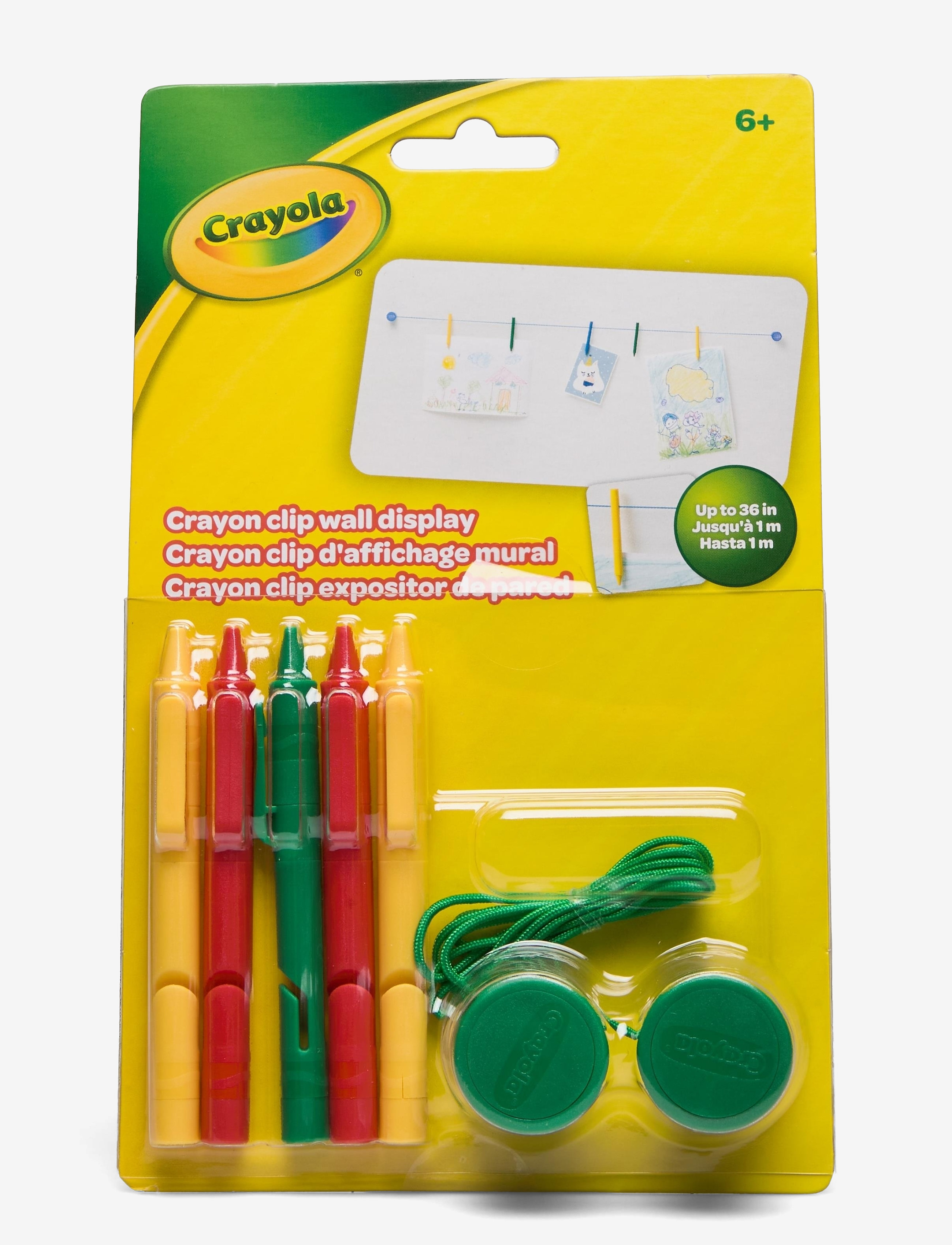 CRAYOLA Crayola Clip Wall Display Patterned - 3X 3X 3CM - Kinder