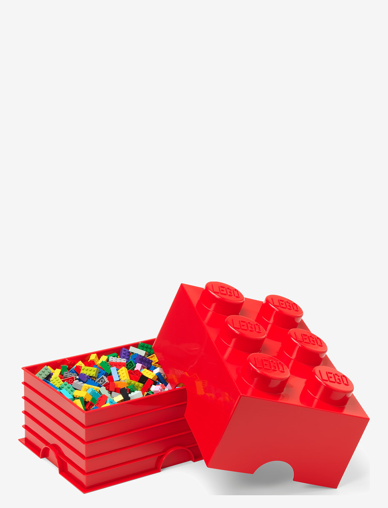 LEGO STORAGE - LEGO Storage Brick 6 - hoiukastid - red - 1
