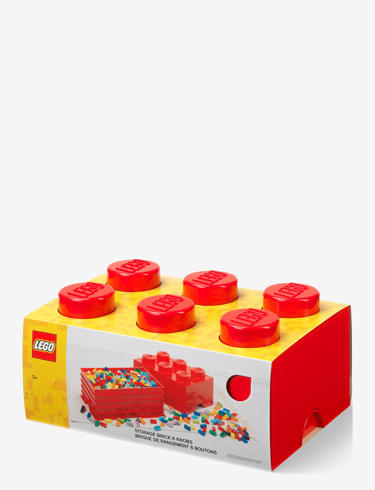 LEGO STORAGE - LEGO Storage Brick 6 - hoiukastid - red - 2