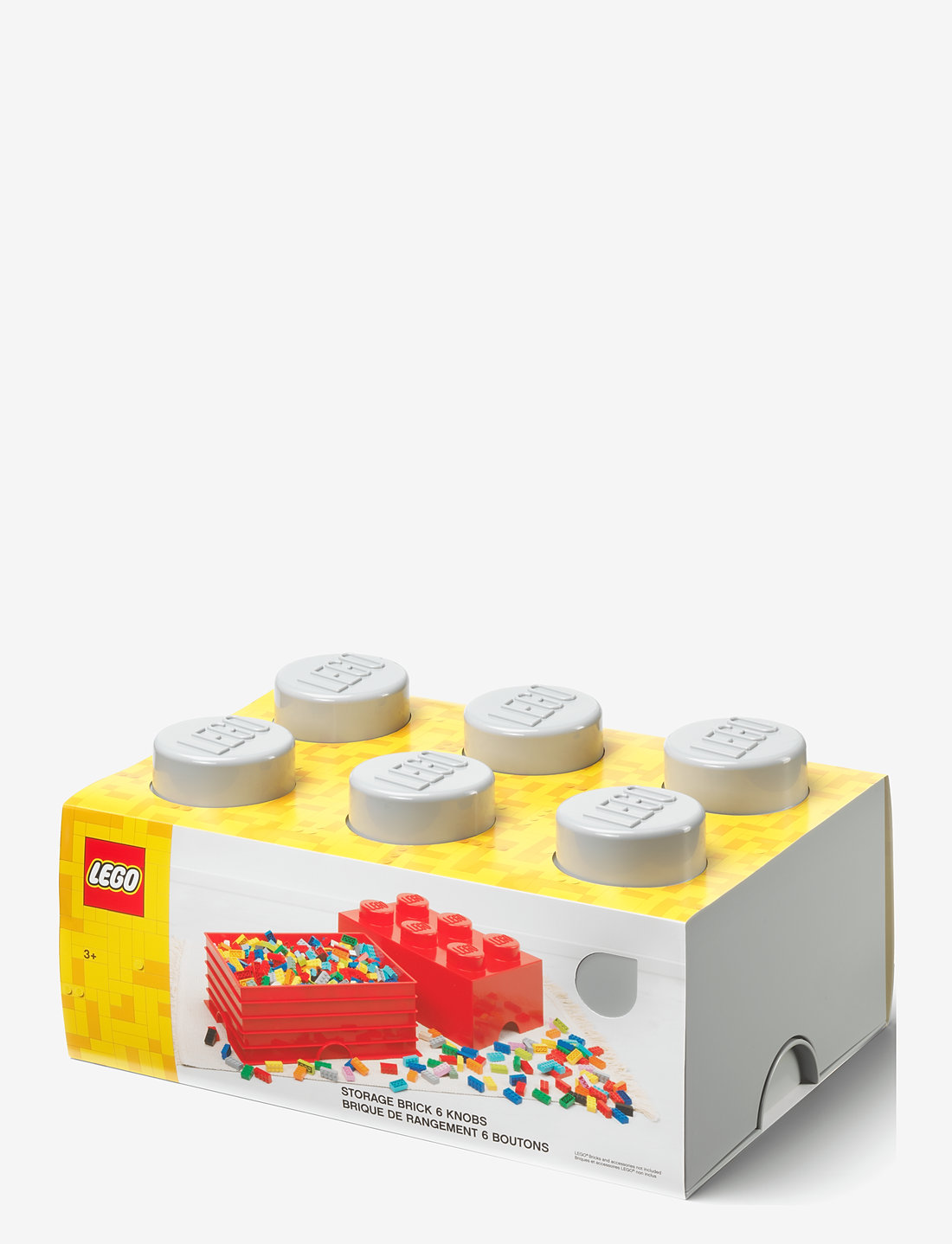 LEGO STORAGE - LEGO Storage Brick 6 - aufbewahrungsboxen - medium stone grey - 1
