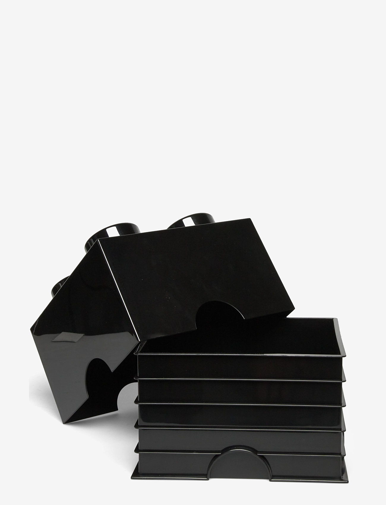 LEGO STORAGE - LEGO STORAGE BRICK 4 - opbevaringskasser - black - 2