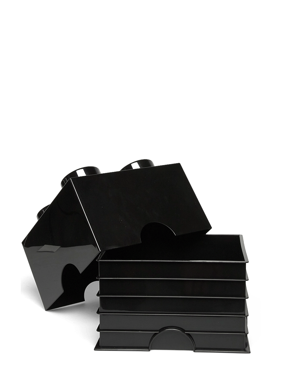 LEGO STORAGE - LEGO STORAGE BRICK 4 - daiktų laikymo dėžės - black - 2