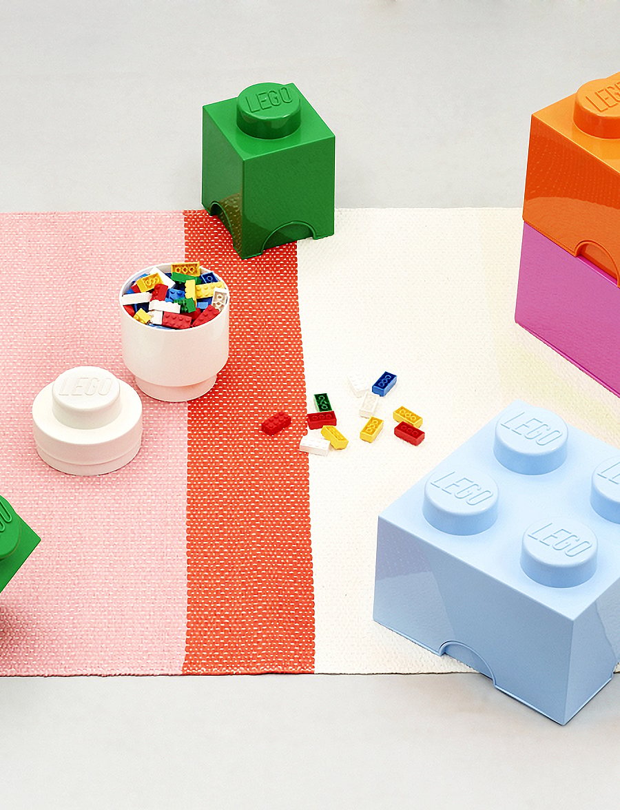 LEGO STORAGE - LEGO STORAGE BRICK 4 - opbevaringskasser - bright orange - 0
