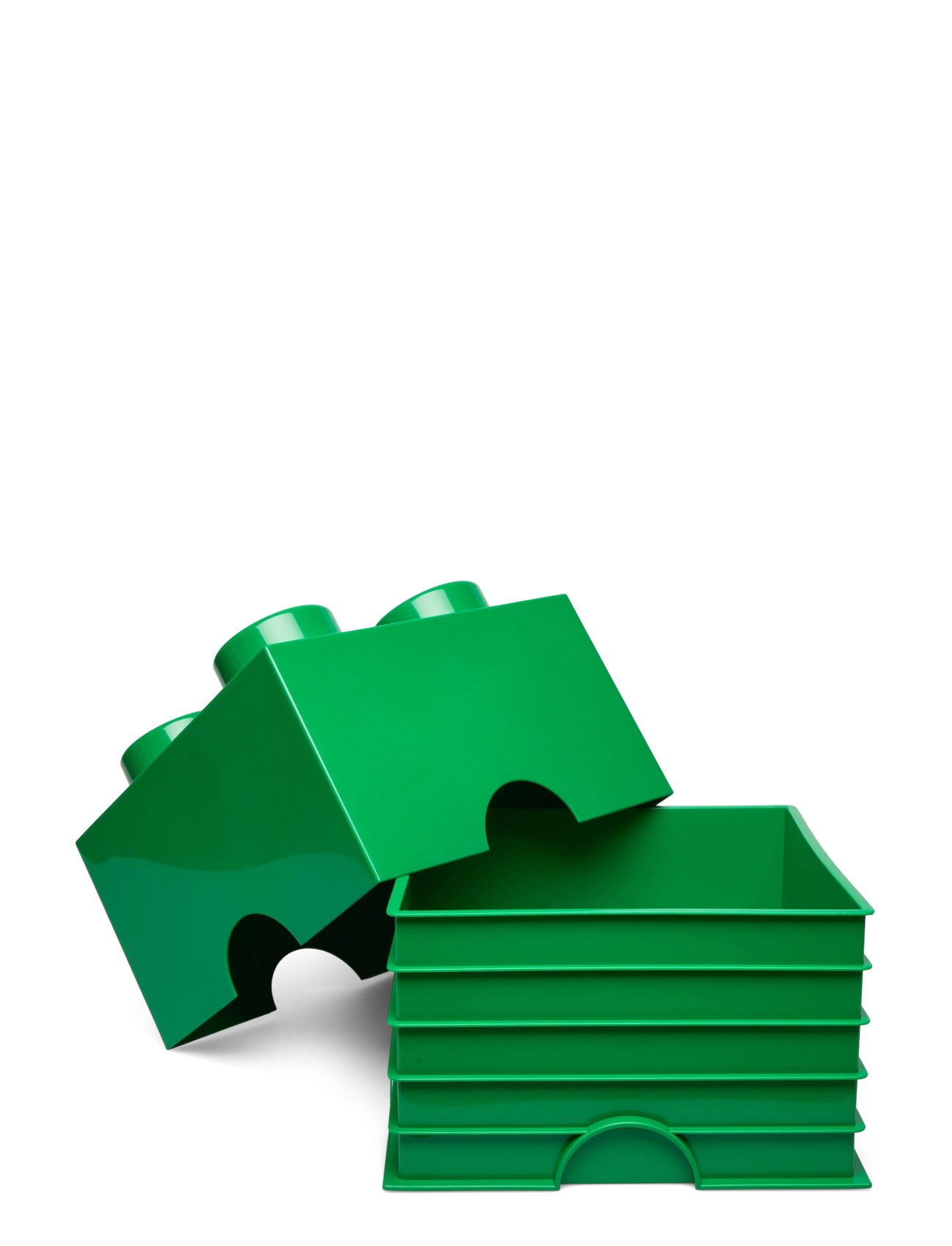 LEGO STORAGE - LEGO STORAGE BRICK 4 - opbevaringskasser - dark green - 2