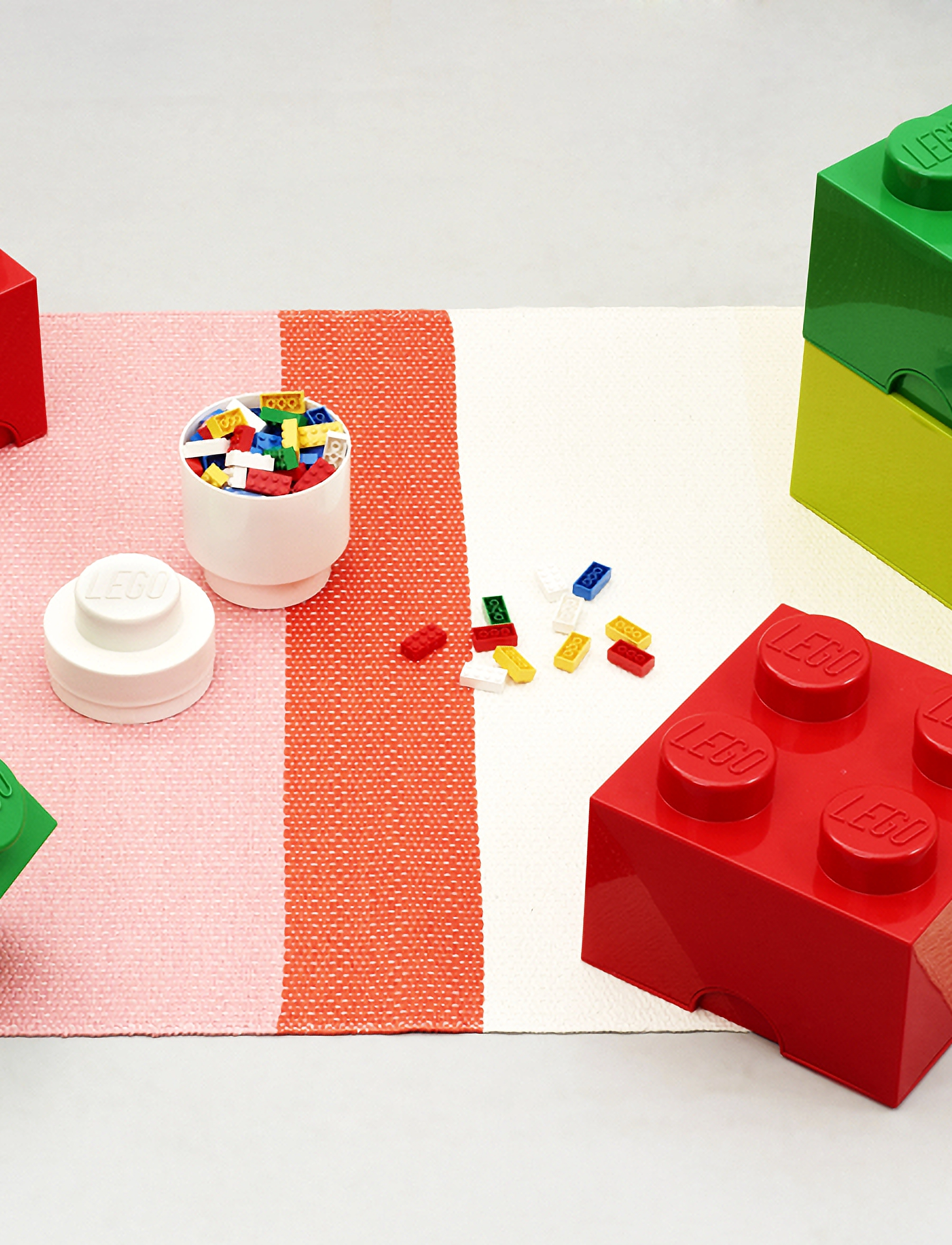 LEGO STORAGE Lego Storage Brick 4, 25X12X18 cm, Green, Opbevaring > Opbevaringskasser, Børn