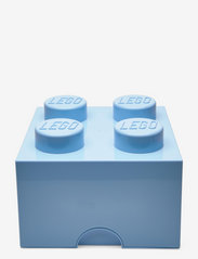 LEGO STORAGE BRICK 4 - LIGHT ROYAL BLUE