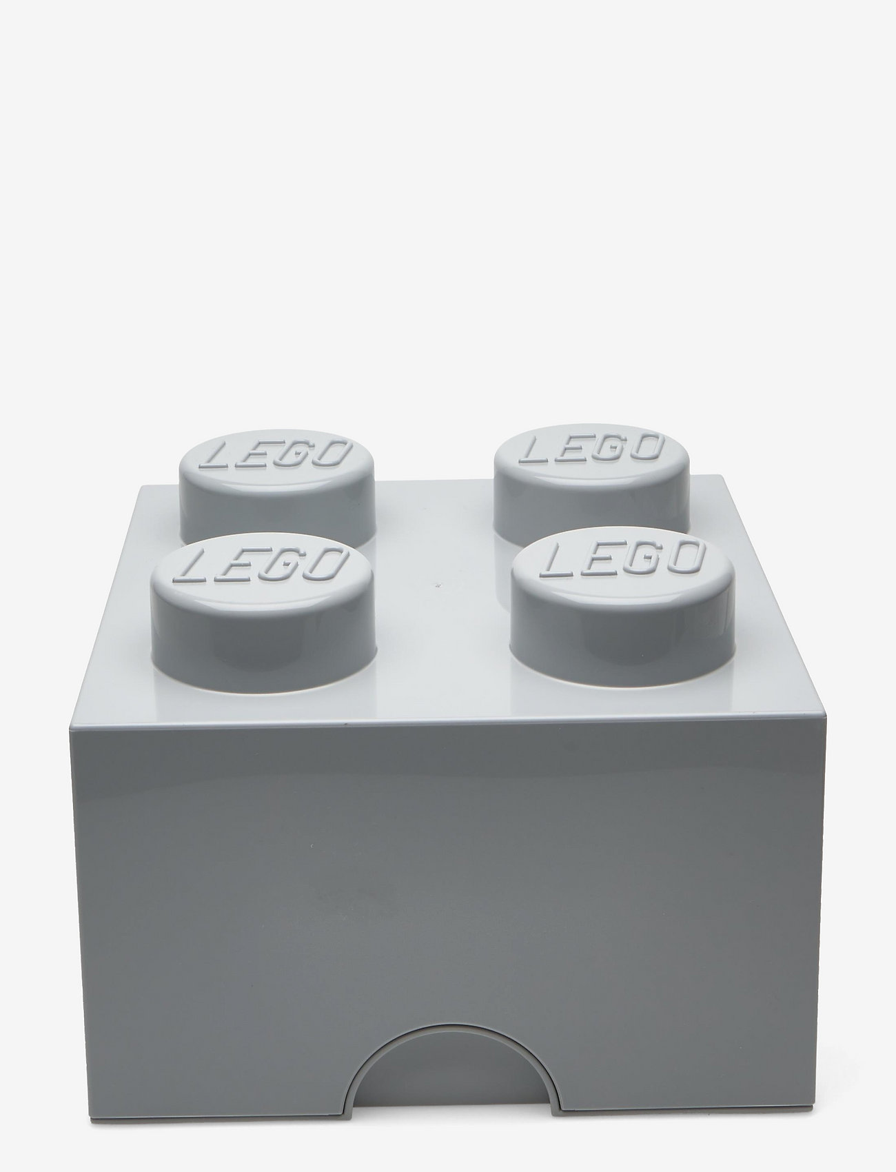 LEGO STORAGE - LEGO STORAGE BRICK 4 - opbevaringskasser - m. stone grey - 1