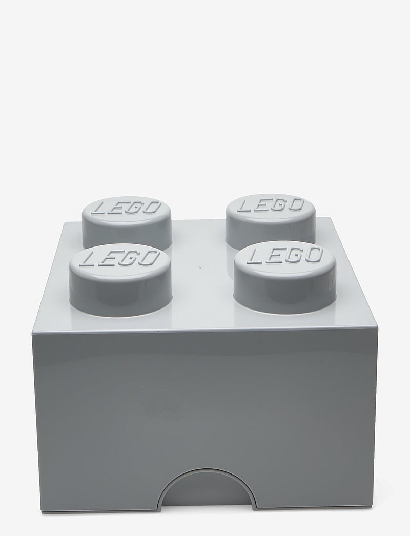 LEGO STORAGE - LEGO STORAGE BRICK 4 - opbevaringskasser - m. stone grey - 1