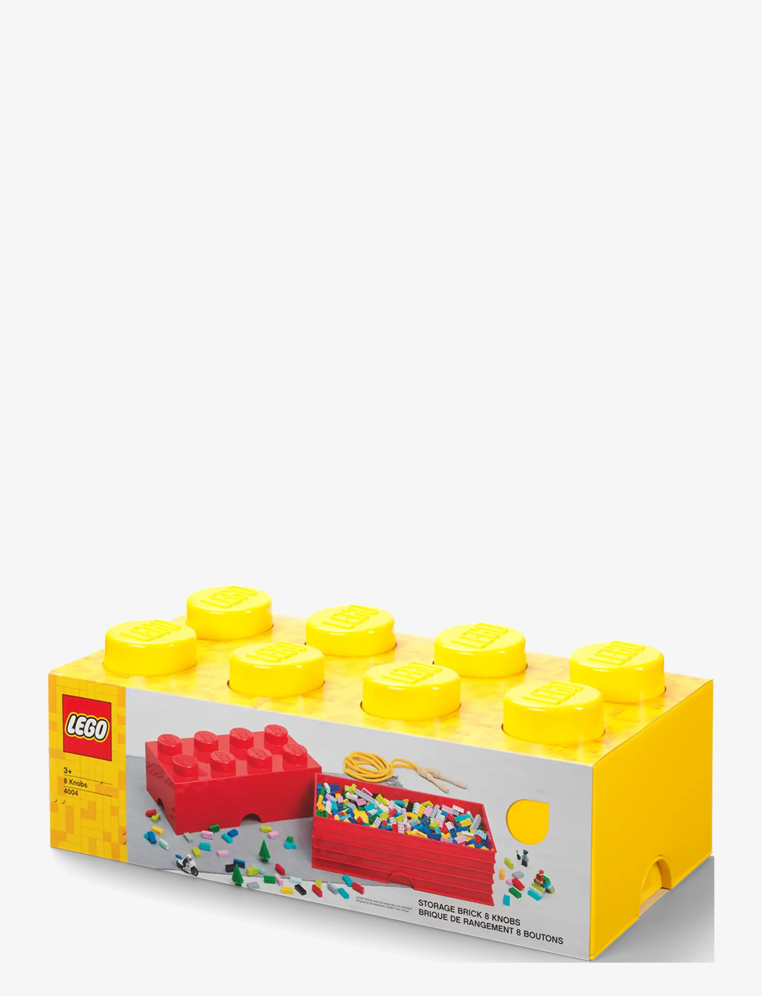LEGO STORAGE - LEGO STORAGE BRICK 8 - Yellow - lego rotaļlietas - yellow - 2