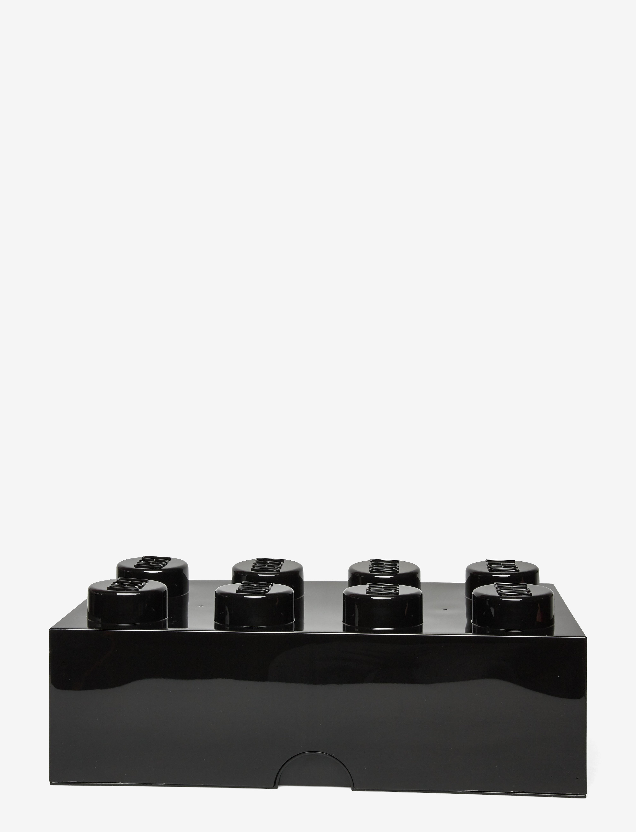 LEGO STORAGE Brick 8, 50X 25X 18 cm, Storage, Schwarz - Storage Boxes, Kinder