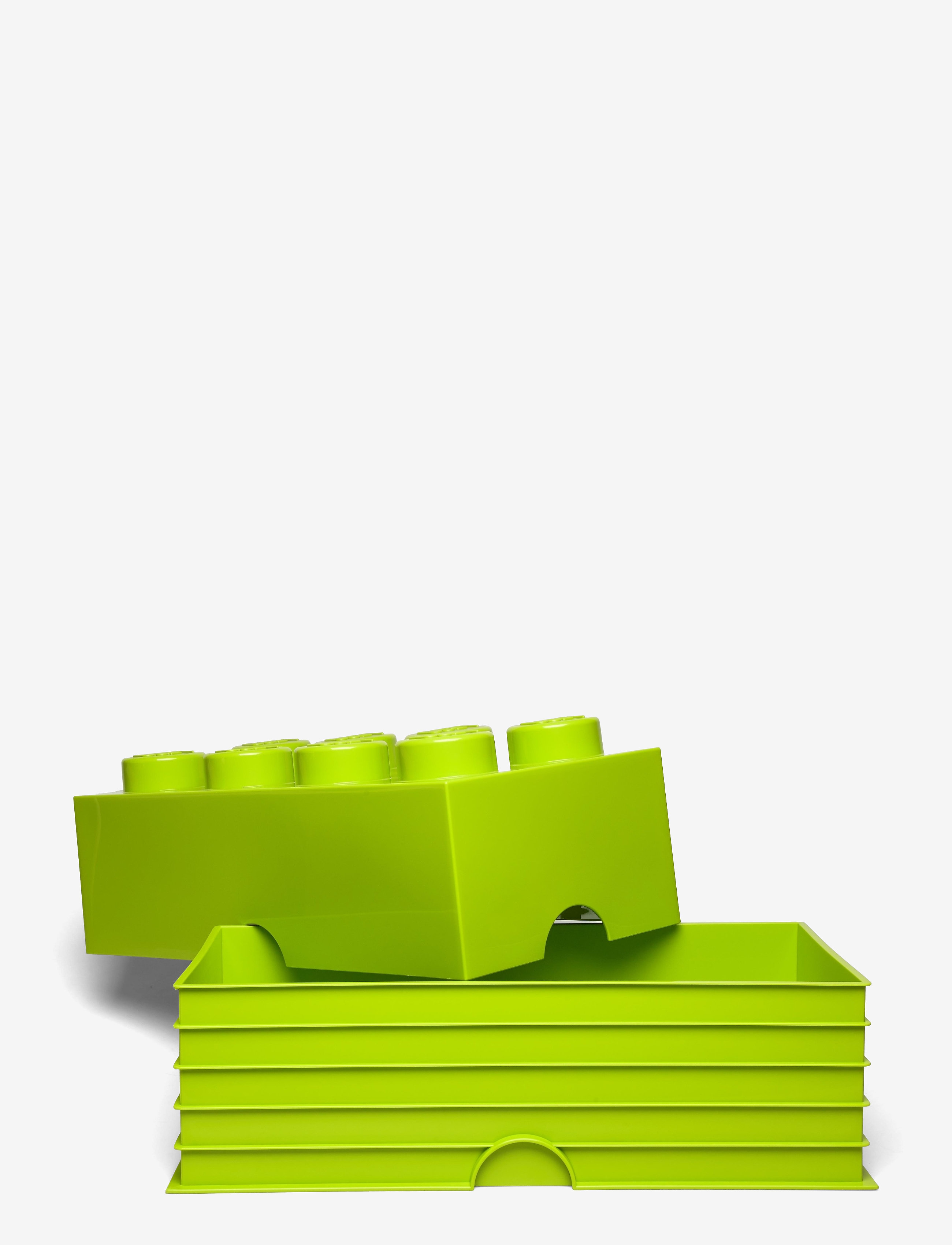 LEGO STORAGE - LEGO STORAGE BRICK 8 - boîtes de rangement - bright yel. green (lime) - 1