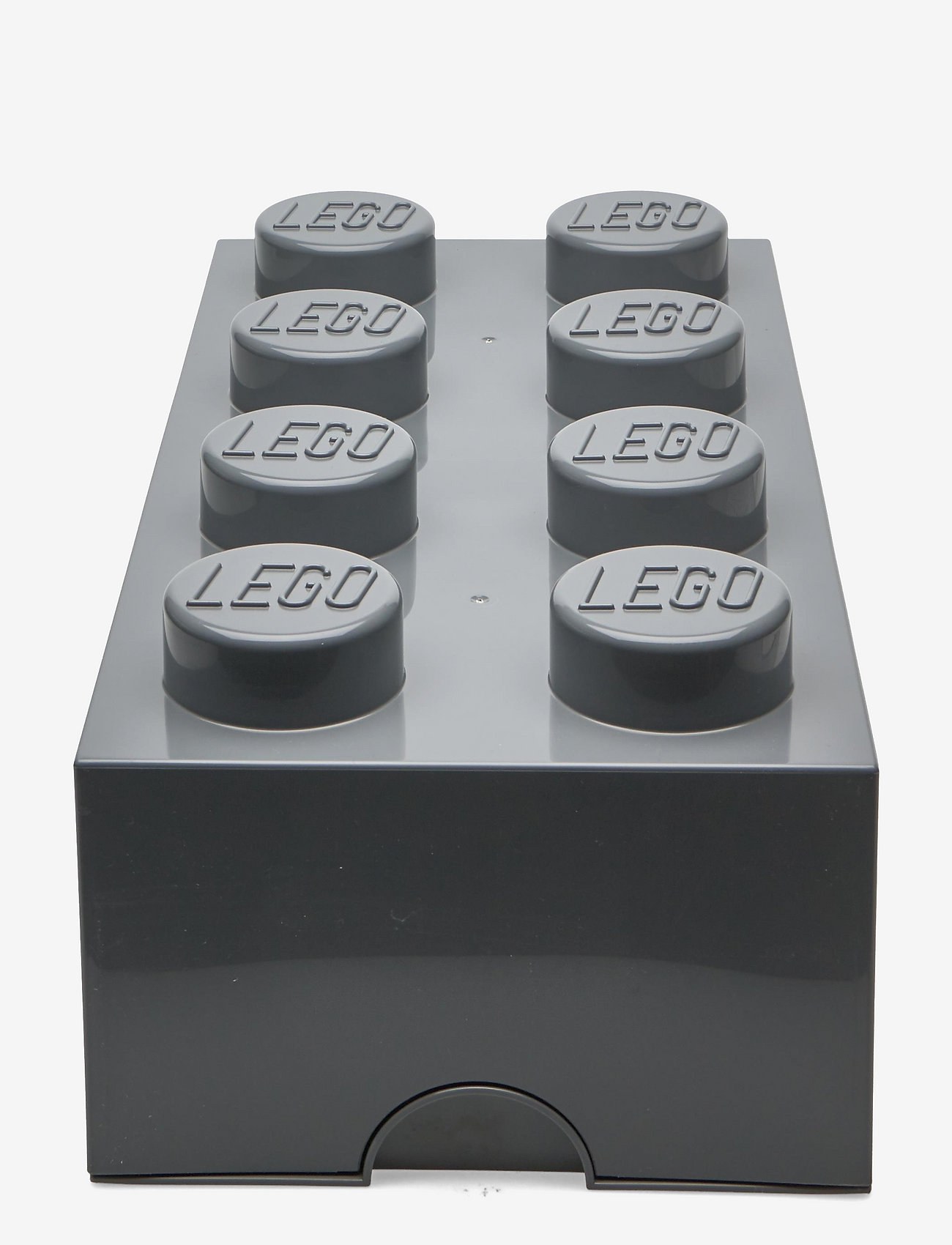 LEGO STORAGE - LEGO STORAGE BRICK 8 - opbevaringskasser - dark stone grey - 0