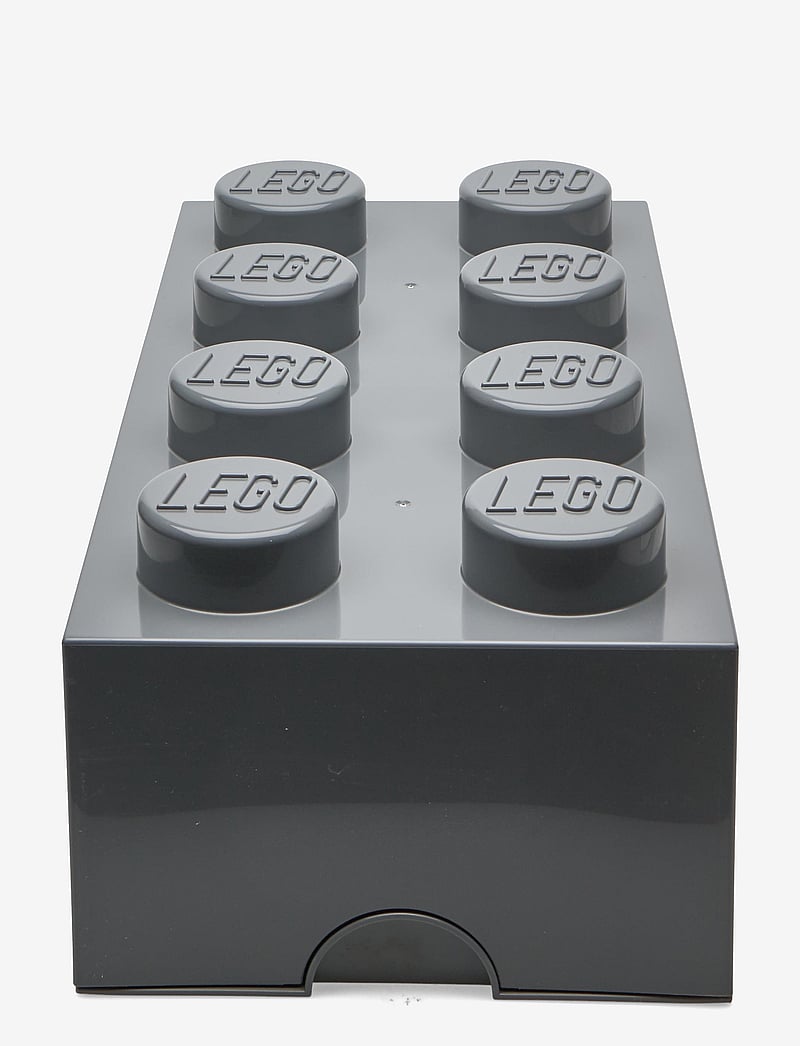 LEGO STORAGE - LEGO STORAGE BRICK 8 - opbevaringskasser - dark stone grey - 0