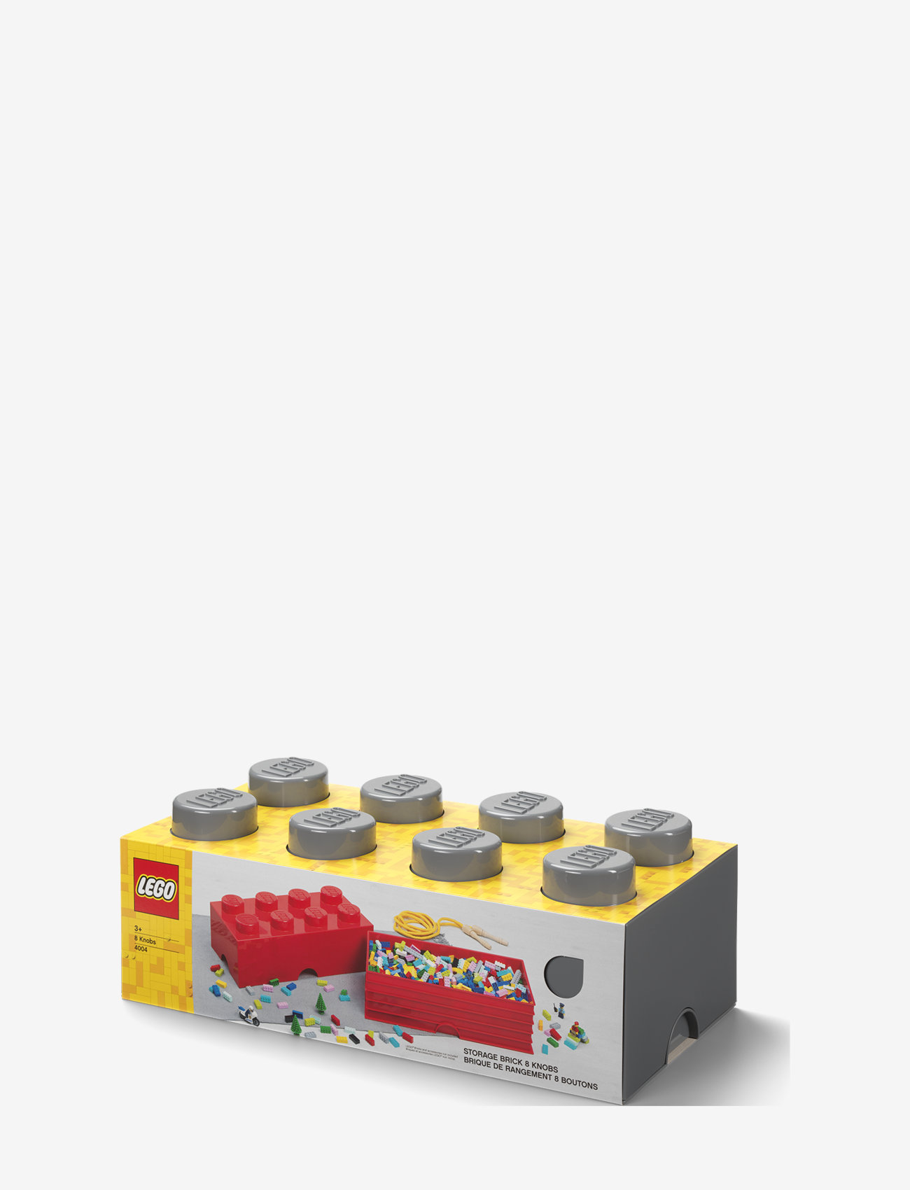 LEGO STORAGE - LEGO STORAGE BRICK 8 - opbevaringskasser - dark stone grey - 2