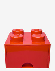 LEGO BRICK DRAWER 4 - BRIGHT RED