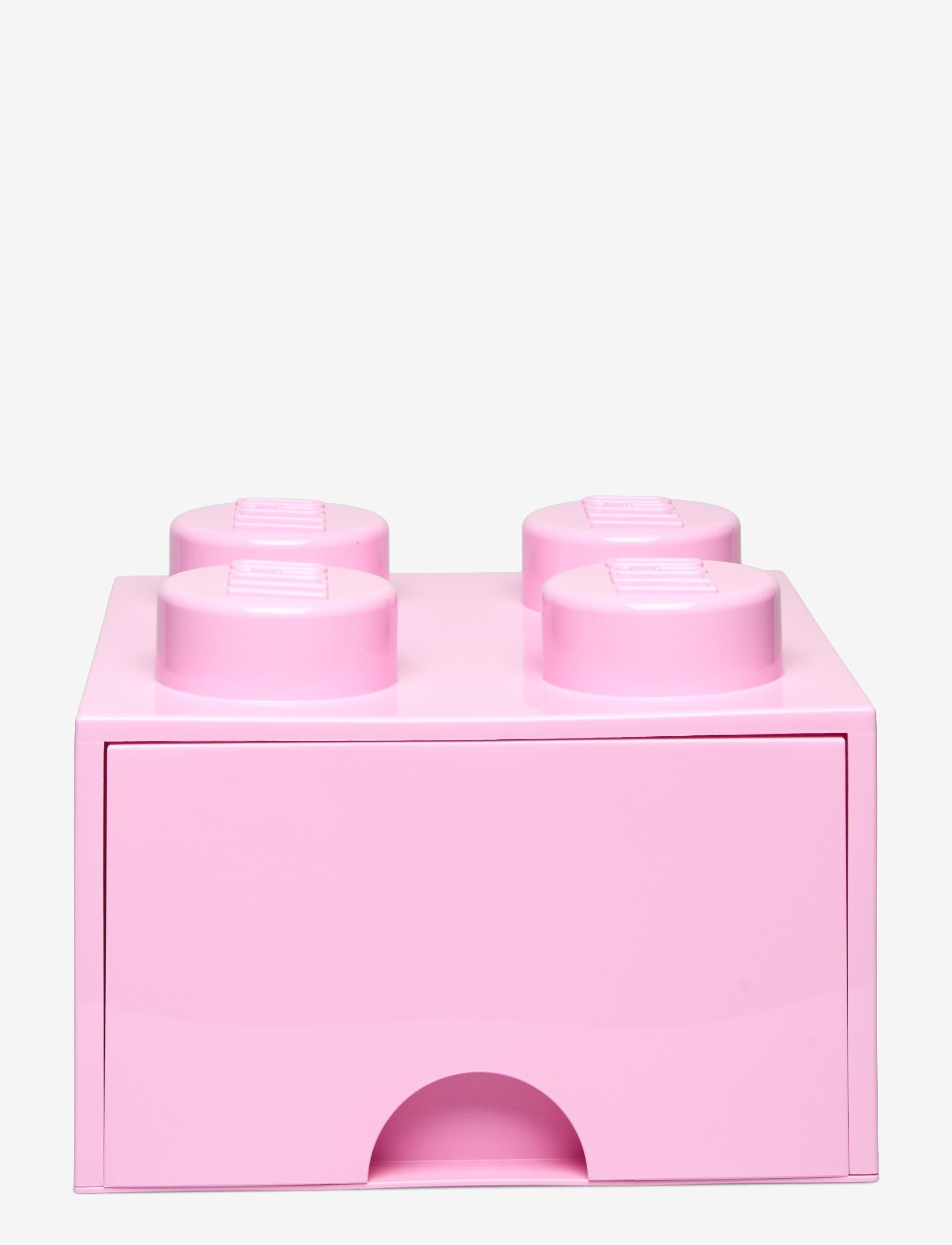 LEGO STORAGE Lego Brick Drawer 4, Opbevaringskasse, Pink, Str: 25X 25X 18CM