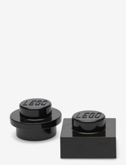 LEGO MAGNET SET ROUND AND SQUARE - BLACK