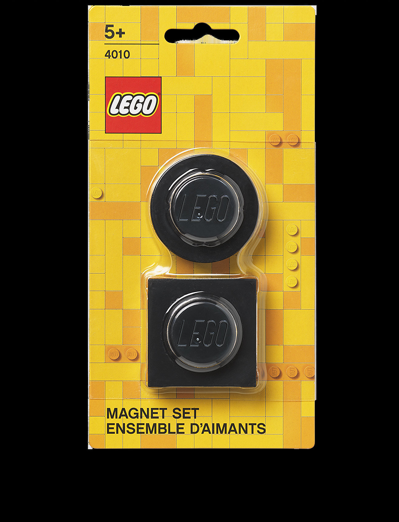 LEGO STORAGE - LEGO MAGNET SET ROUND AND SQUARE - accessoires décoratifs - black - 1