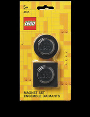 LEGO STORAGE - LEGO MAGNET SET ROUND AND SQUARE - accessoires décoratifs - black - 1