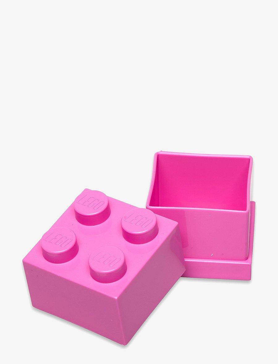 LEGO STORAGE - LEGO MINI BOX 4 - geymslukassar - bright purple (m. pink) - 0