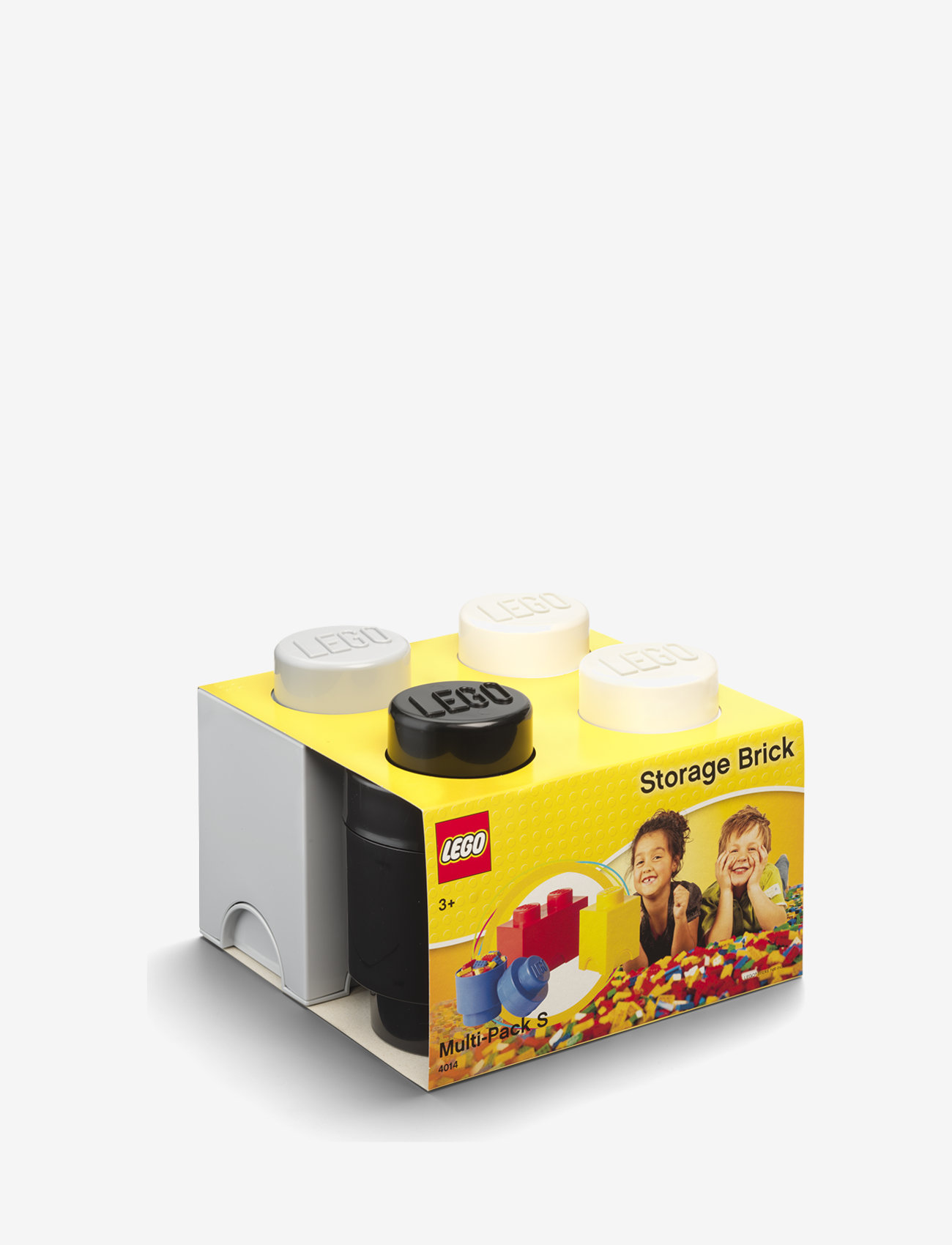 LEGO STORAGE - LEGO STORAGE BRICK MULTI-PACK 3 PCS CLASSIC - boîtes de rangement - mix - classic (black, white, grey) - 1