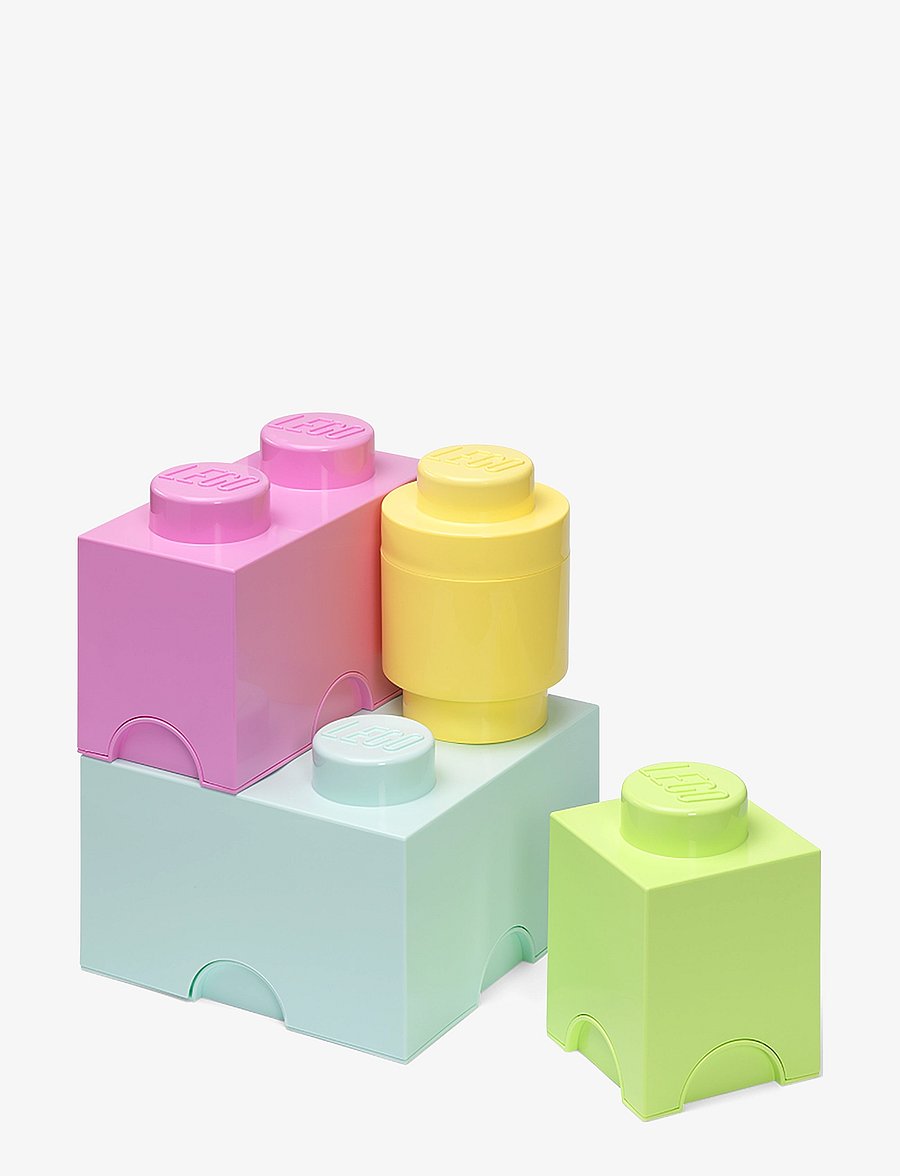 LEGO STORAGE - LEGO STORAGE BRICK MULTI-PACK L PASTEL - yellow/pink - 0