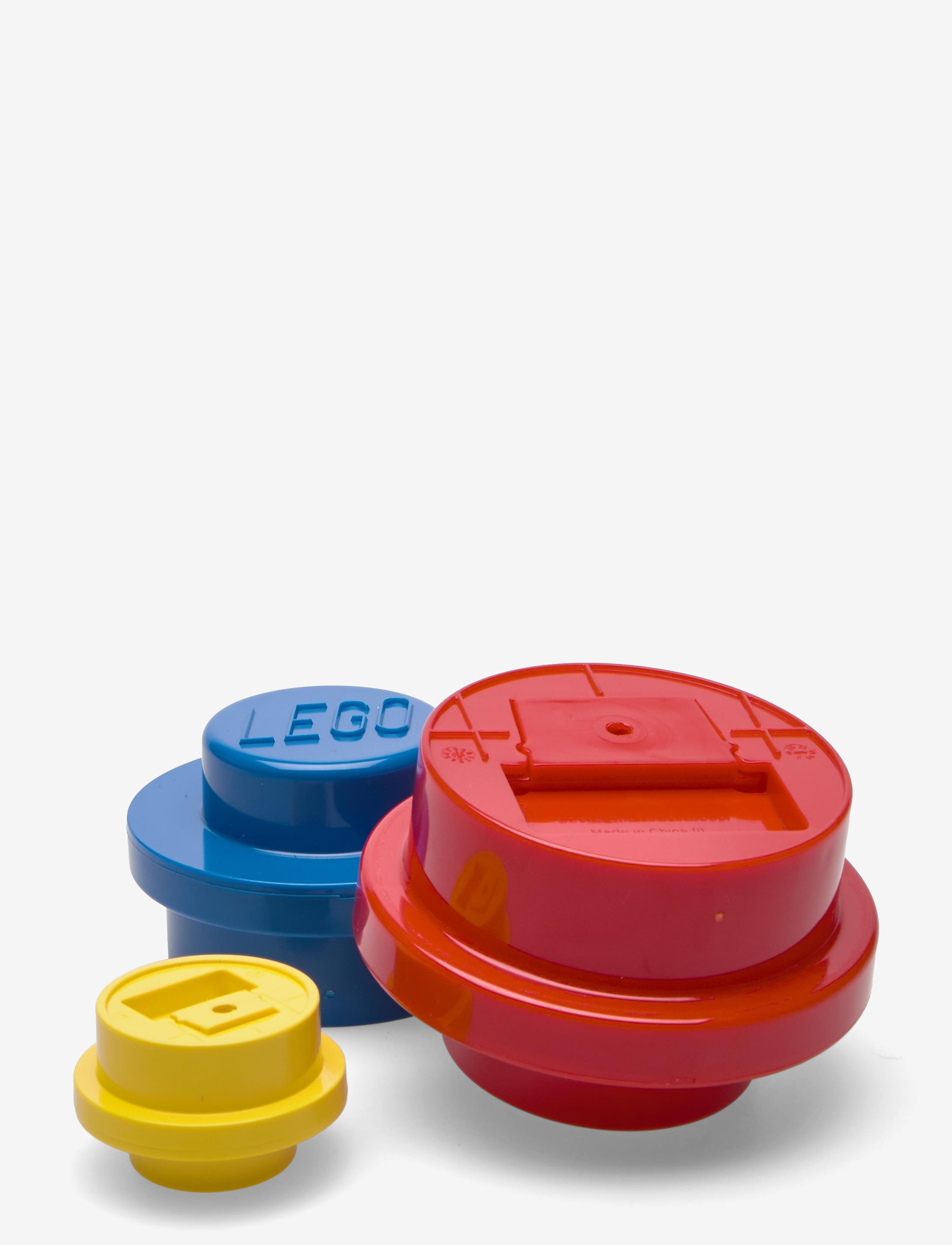 LEGO STORAGE - LEGO WALL HANGERS SET OF 3 - crochets et suspensions - mix - iconic (red, blue, yellow) - 1