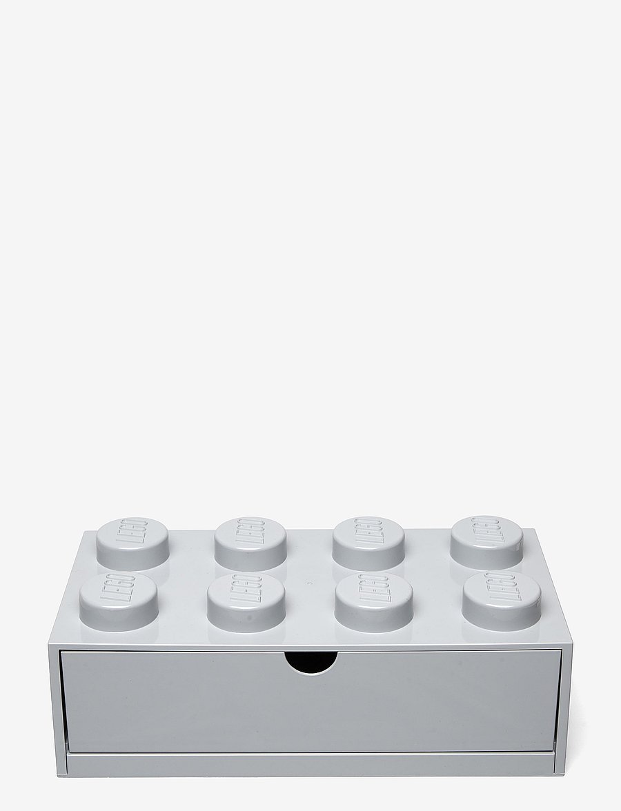 LEGO STORAGE - LEGO DESK DRAWER 8 - geymslukassar - m. stone grey - 0